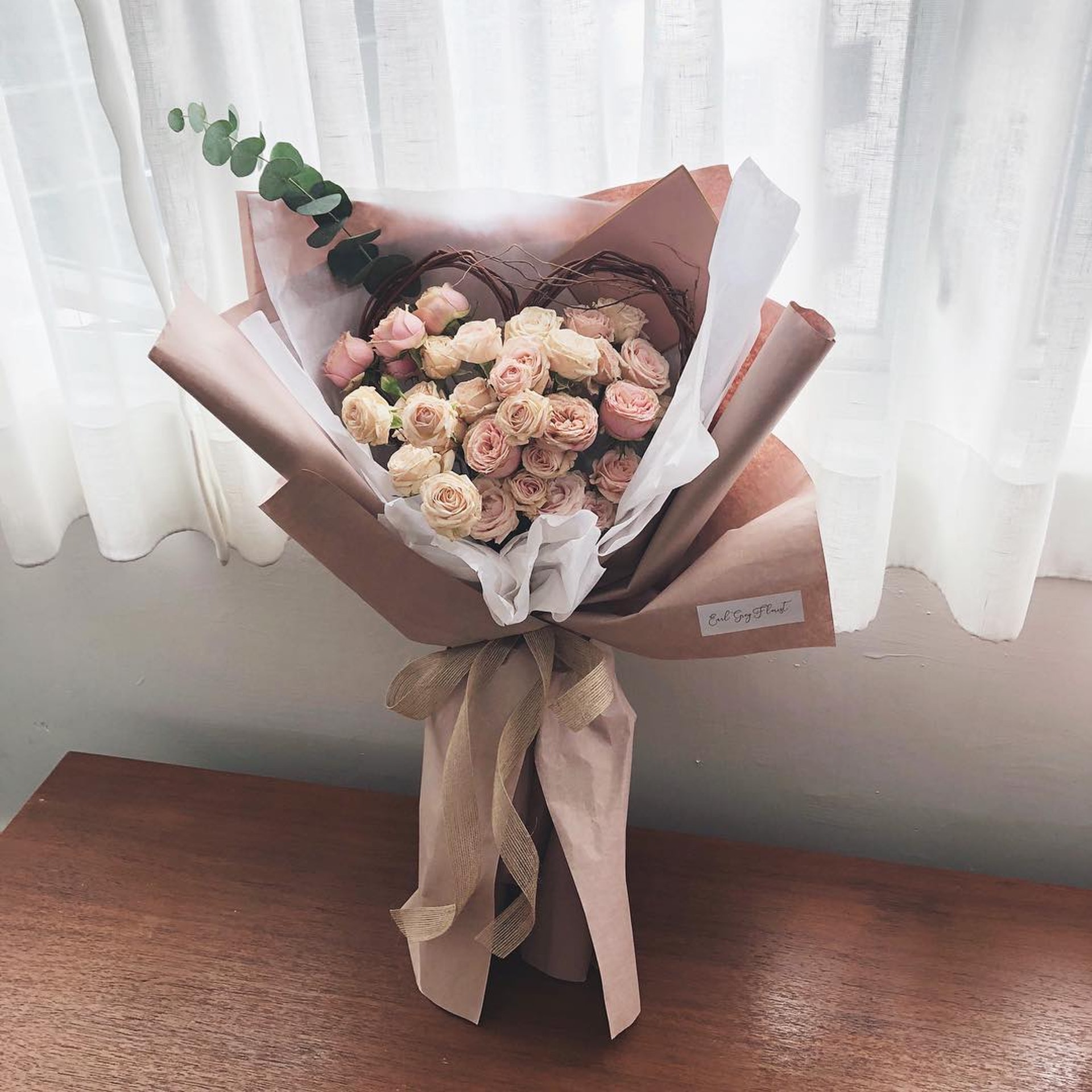 心型花束$780（Instagram：earlgrey.florist）