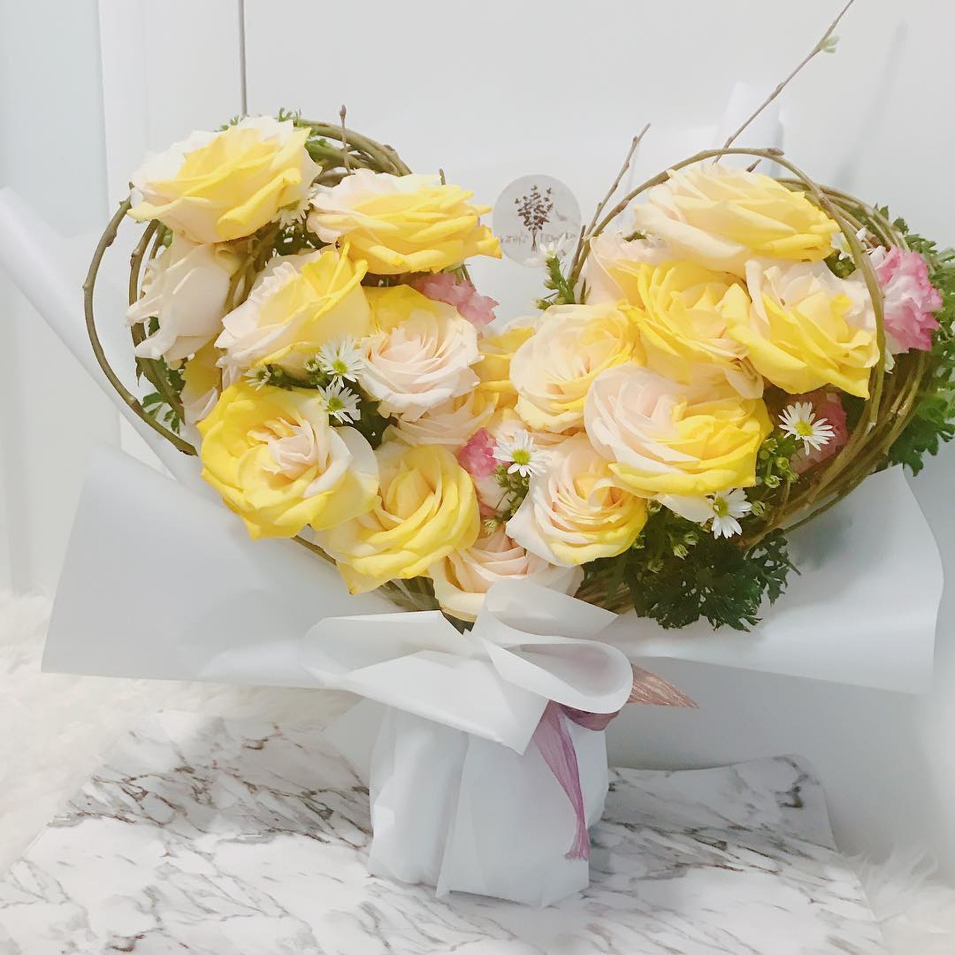 心型花束$880(Instagram:kathysflowers) 心型花束$880(Instagram:kathysflowers)