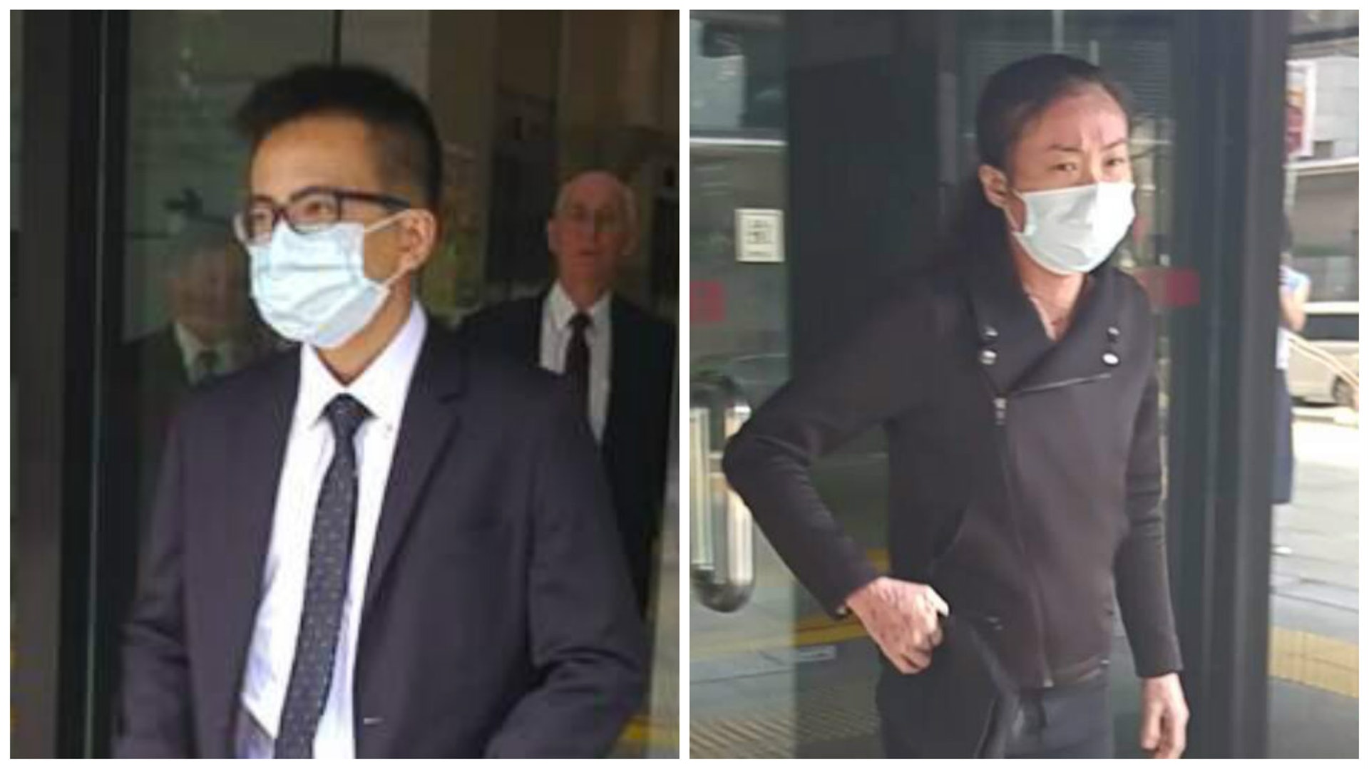 首被告馮家俊(左)及第三被告蔡嘉怡(右)均被裁定依靠妓女為生罪成。(資料圖片) 首被告馮家俊(左)及第三被告蔡嘉怡(右)均被裁定依靠妓女為生罪成。(資料圖片)