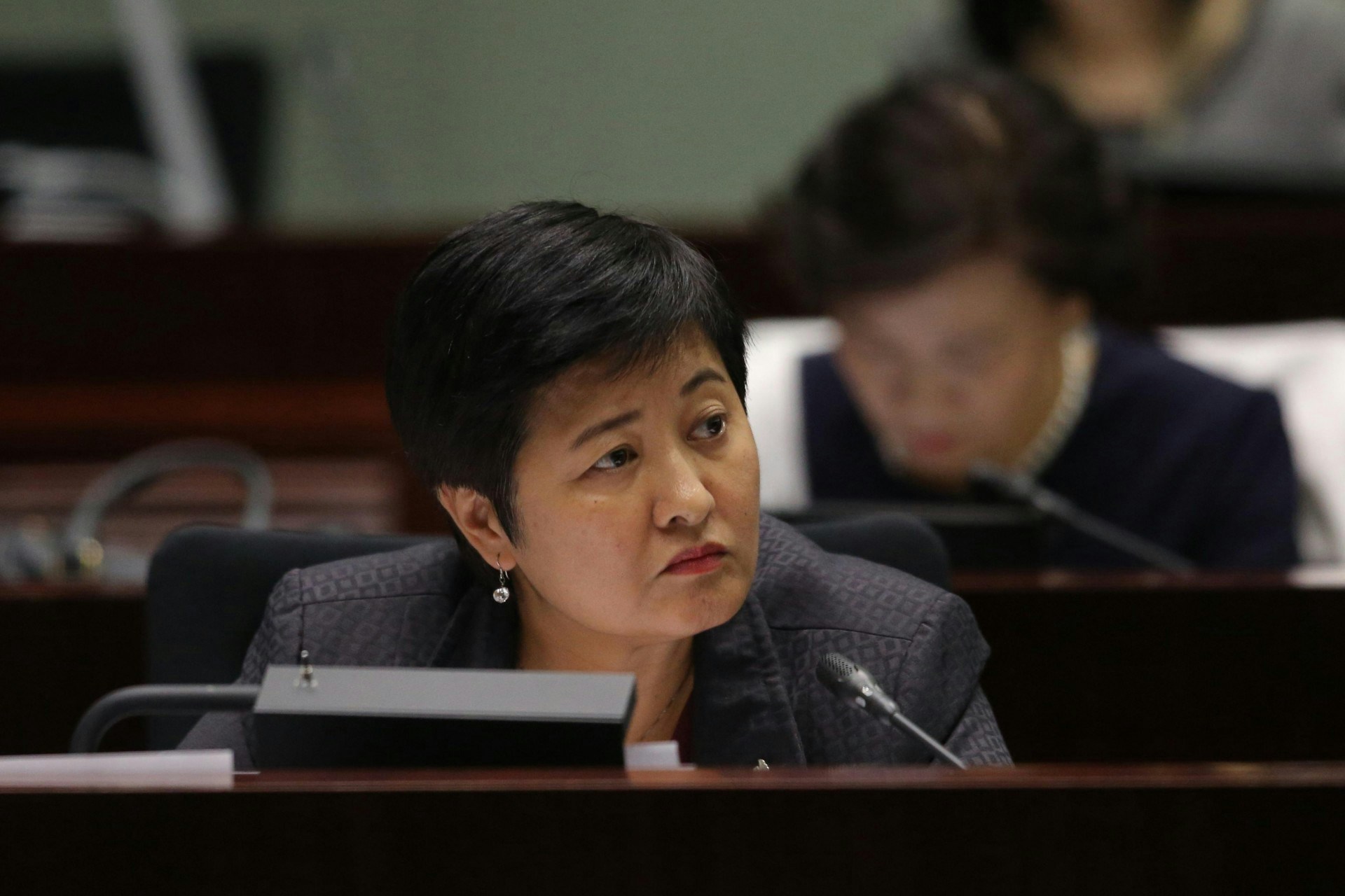 民主黨黃碧雲憂慮，文件中指副法律草擬專員，需「獨立負責重大立法項目的草擬工作」，當中的「重大立法項目」意指《廿三條》的立法工作。(資料圖片/林若勤攝)
