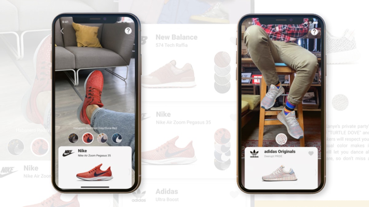 【網購福音】白俄羅斯初創AR應用程式 線上任試新款Nike、adidas 【網購福音】白俄羅斯初創AR應用程式 線上任試新款Nike、adidas