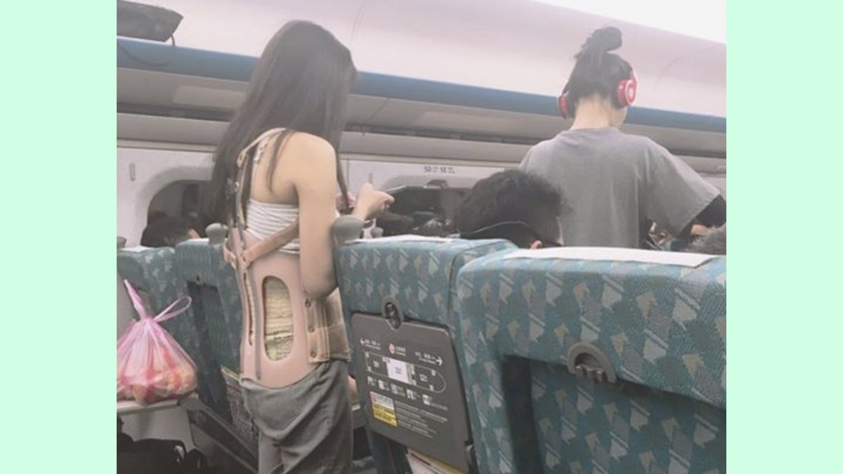 台妹碎脊椎穿巨型背架　發文嘆高鐵無人讓座　網民：不懂開口問？