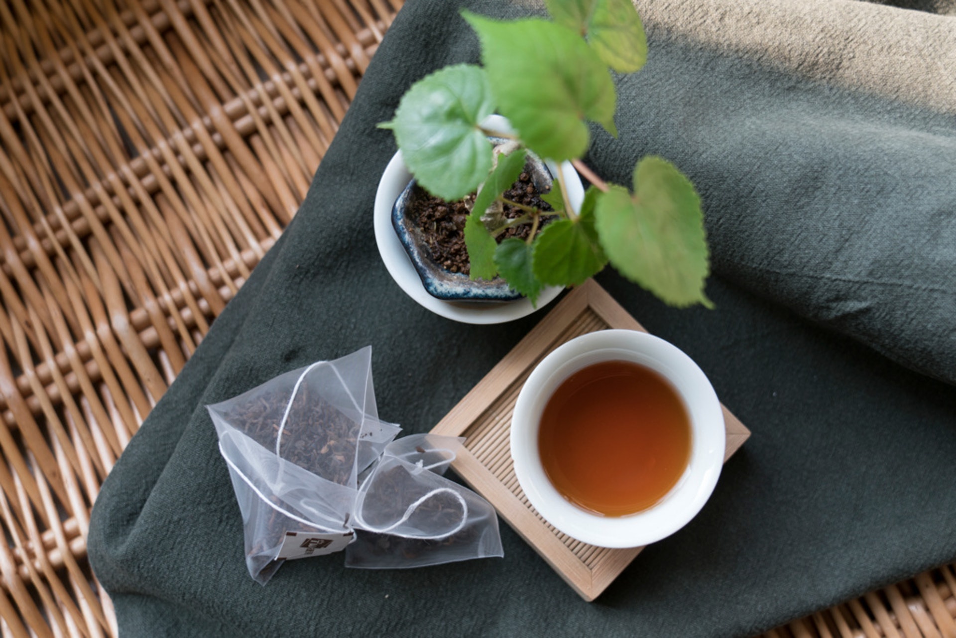 普洱茶適合冬天季節飲用,性質温和,有潤胃、清腸之效。(吳鍾坤攝) 普洱茶適合冬天季節飲用,性質温和,有潤胃、清腸之效。(吳鍾坤攝)
