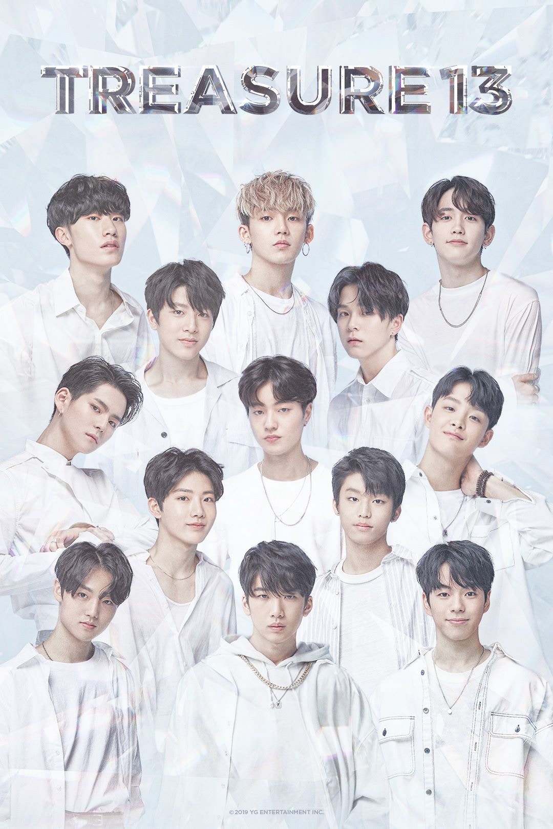 「TREASURE」和「MAGNUM」將先以「TREASURE13」名義一同出道。（網上圖片）