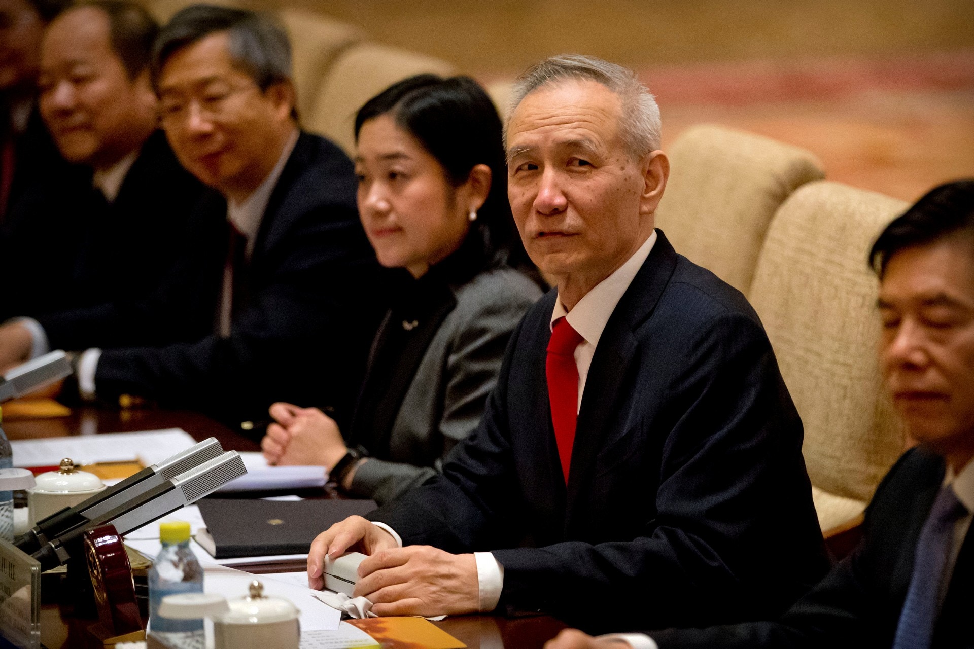 中國國務院副總理劉鶴是中美貿易談判領軍人物，他曾多次代表北京與美方就貿易問題展開磋商。（路透社）
