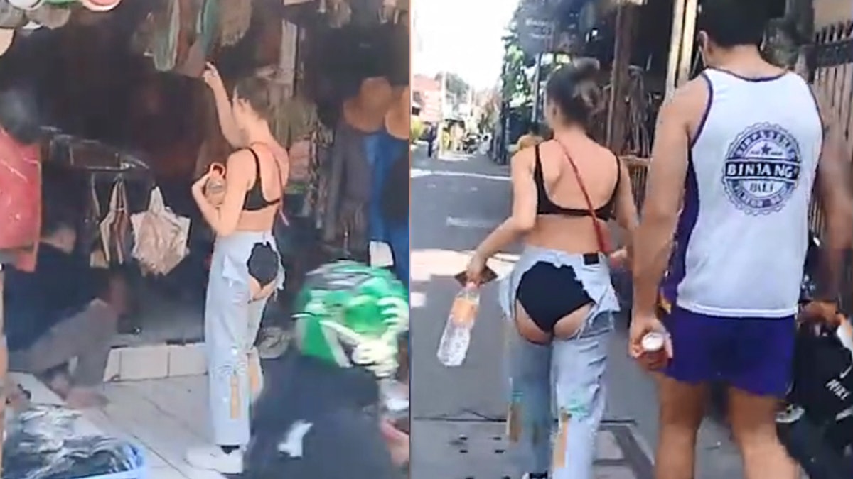 【Fashion嘅嘢】澳洲女着「穿窿」牛仔褲遊峇里 當地人無眼睇 【Fashion嘅嘢】澳洲女着「穿窿」牛仔褲遊峇里 當地人無眼睇