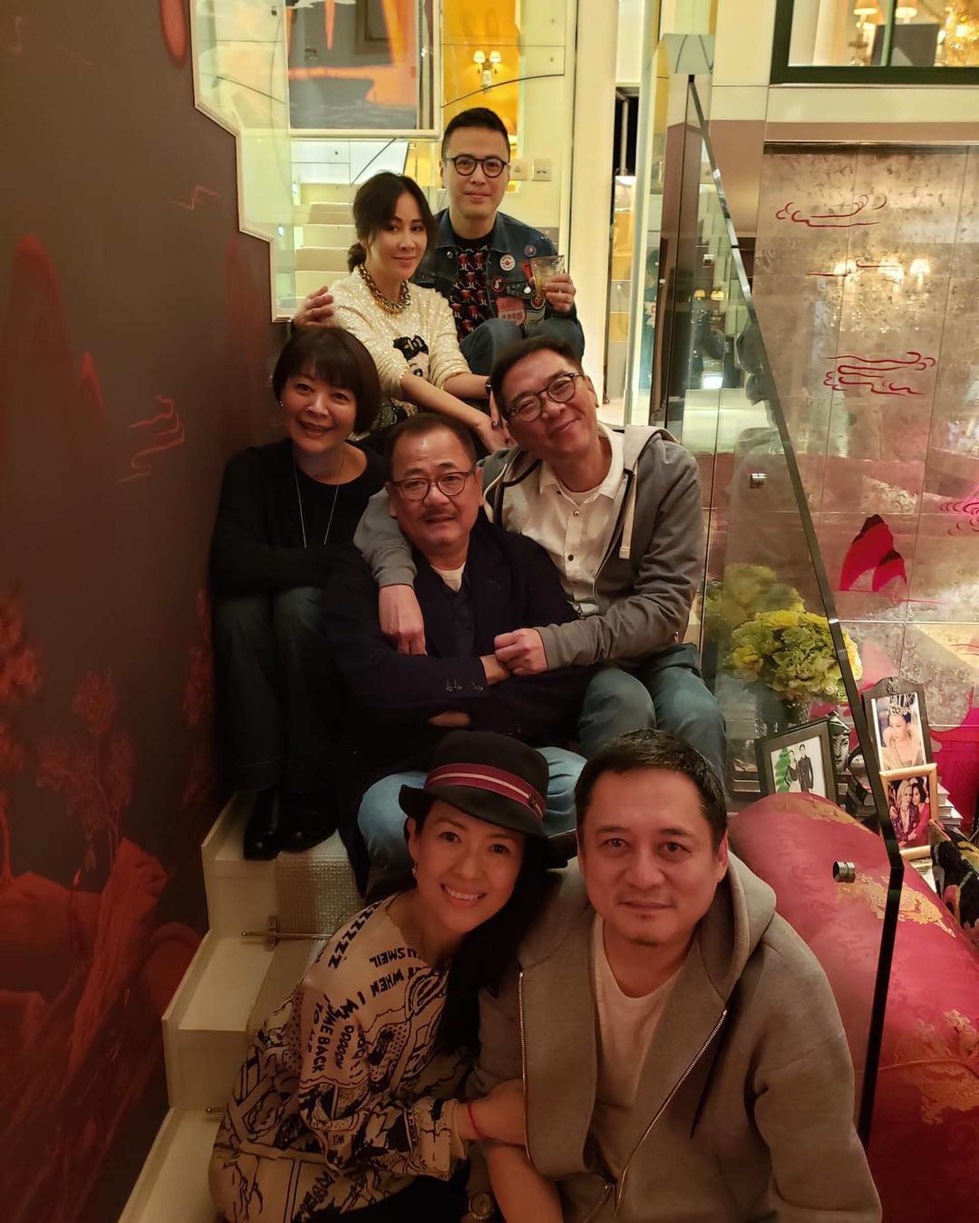 劉嘉玲上個月曾邀一眾好友到家中作客。(IG圖片) 劉嘉玲上個月曾邀一眾好友到家中作客。(IG圖片)