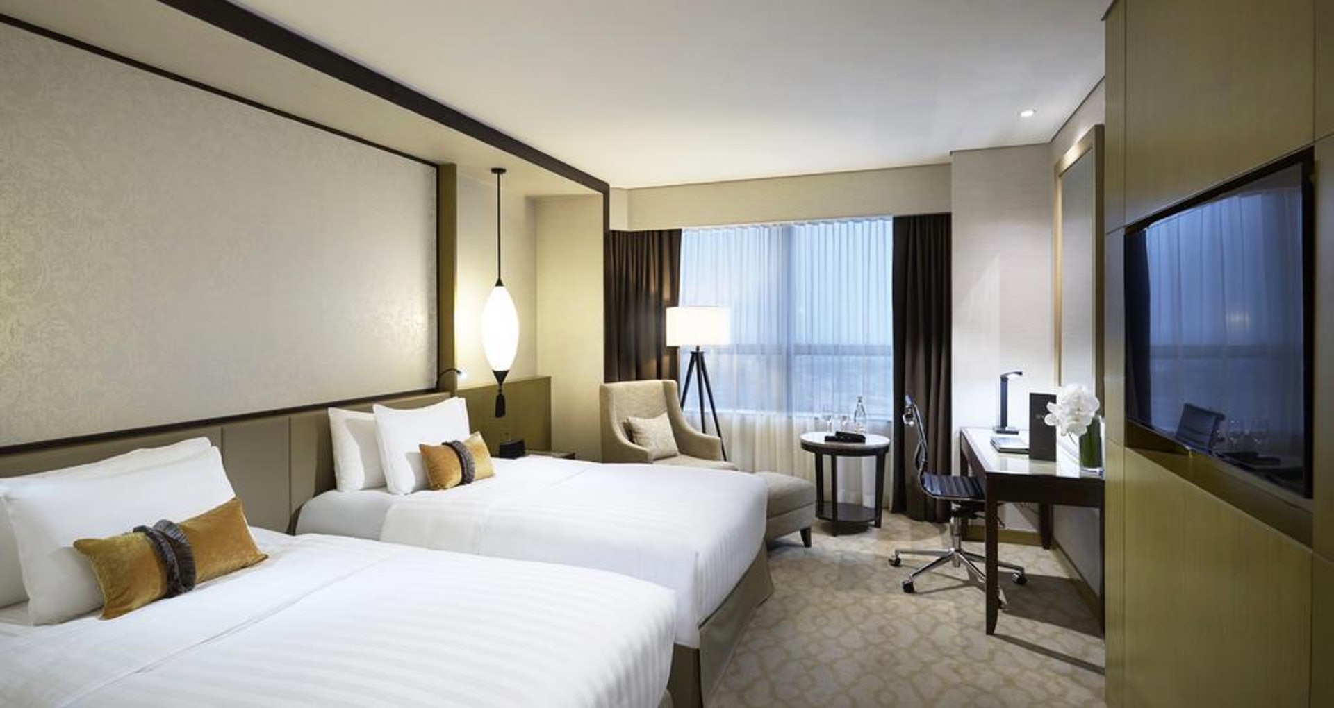 名為Delux的客房房間,此為酒店宣傳照片。(梅利亞酒店)