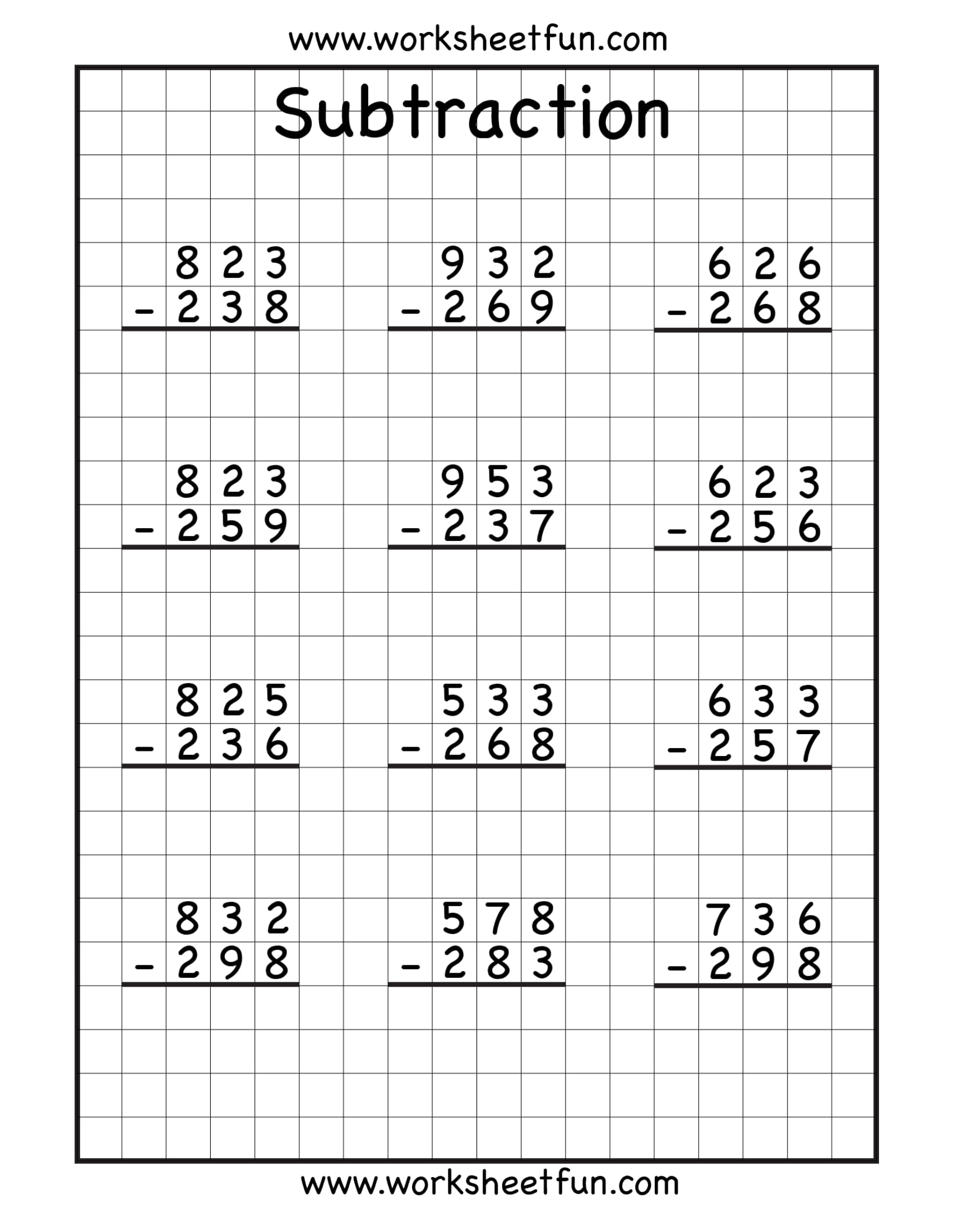 小朋友學數學 小三小四免費工作紙步入加減乘除進階程度