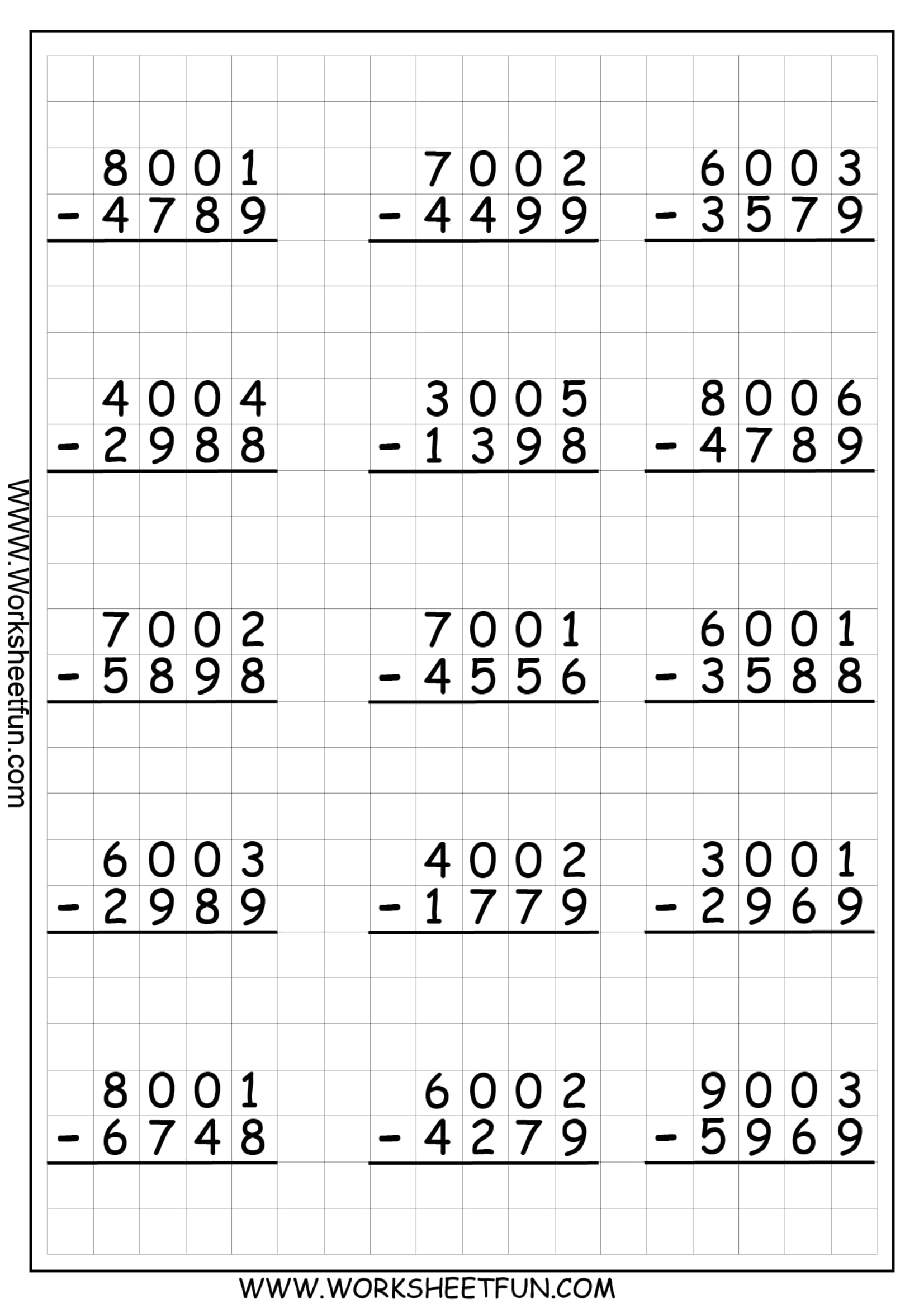 小朋友學數學 小三小四免費工作紙步入加減乘除進階程度