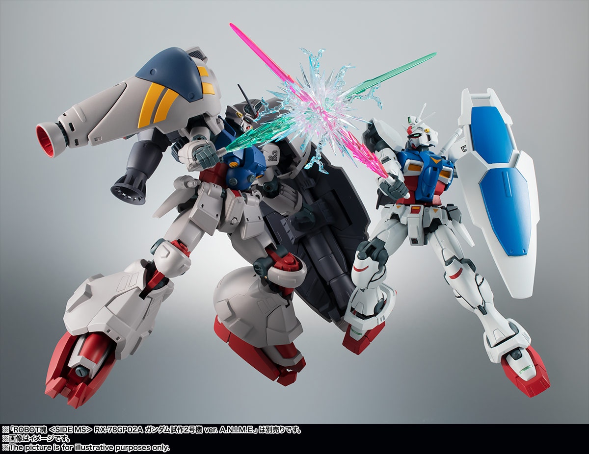 高達0083 GP01 GP02 Robot魂ver A.N.I.M.E 神還原河森動畫設定 高達0083 GP01 GP02 Robot魂ver A.N.I.M.E 神還原河森動畫設定