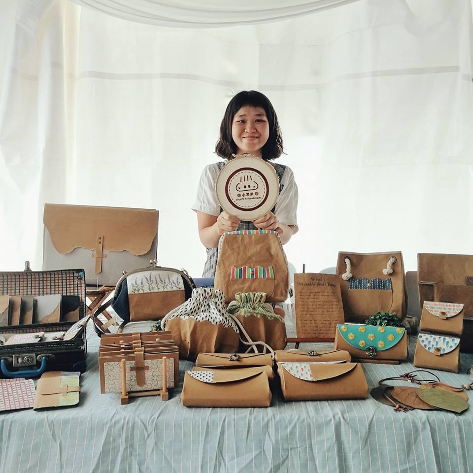 成順萍是本地手作品牌——小叉米Cha-Mi Handmade創辦人。(小叉米 cha-mi's handmade Facebook Page) 成順萍是本地手作品牌——小叉米Cha-Mi Handmade創辦人。(小叉米 cha-mi's handmade Facebook Page)