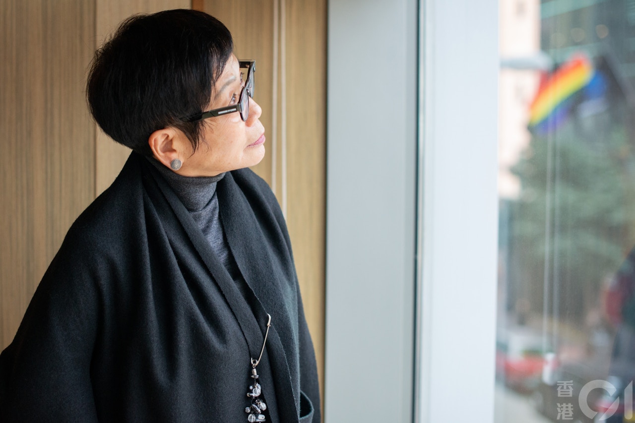 「我沒有繼續（拍攝）下去，對不起後來coming-up 的行家、電影業中的人才。我覺得他們也應該受到某一些的重視，或者特別的關注。」 （徐尉晉攝）