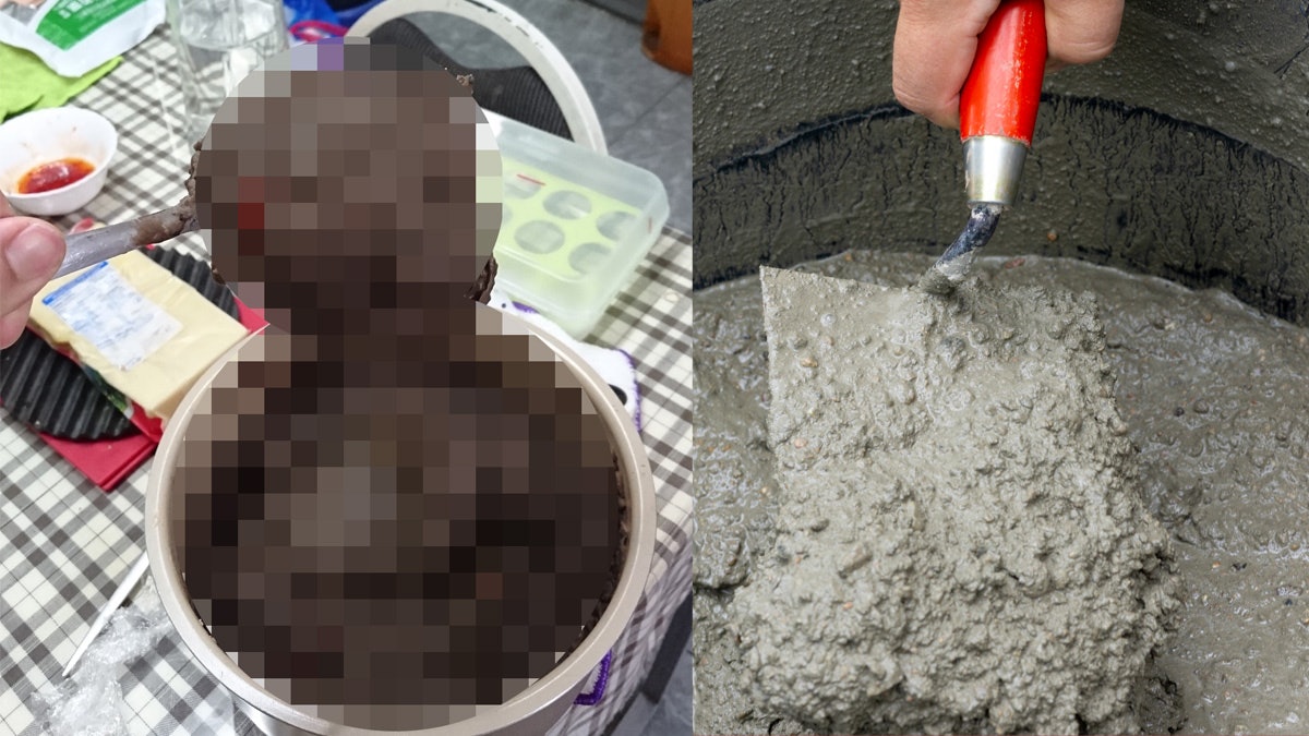 【暗黑料理】台爸電飯煲製可怕糊狀物 網民:騙我沒見過水泥? 【暗黑料理】台爸電飯煲製可怕糊狀物 網民:騙我沒見過水泥?
