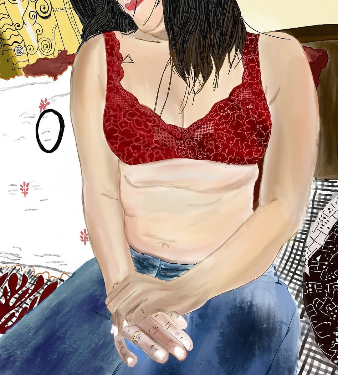 印度藝術家畫出乳房故事 作品表達出女性對自己身體的喜悅和自豪