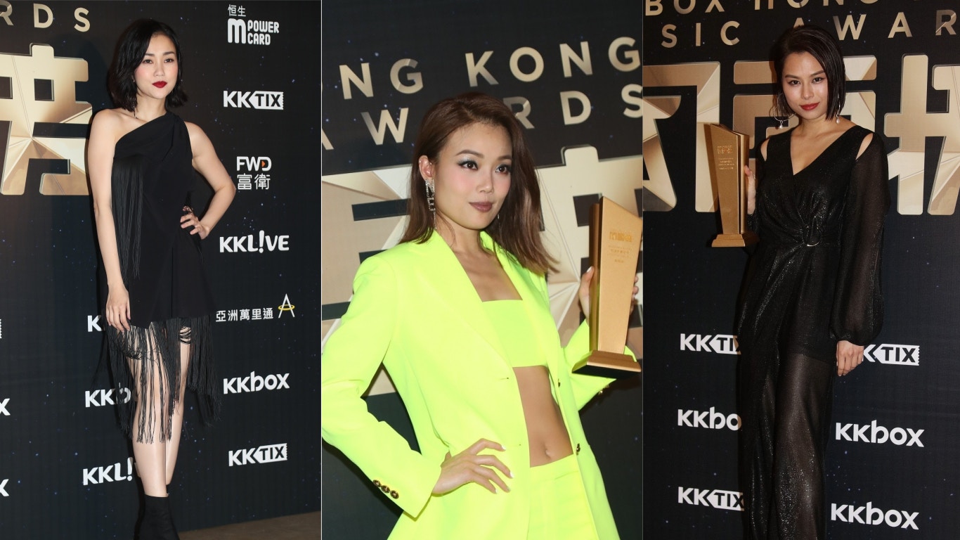 KKBOX風雲榜　容祖兒腹肌撼贏謝安琪騷腿　西裝褸如何襯出女人味