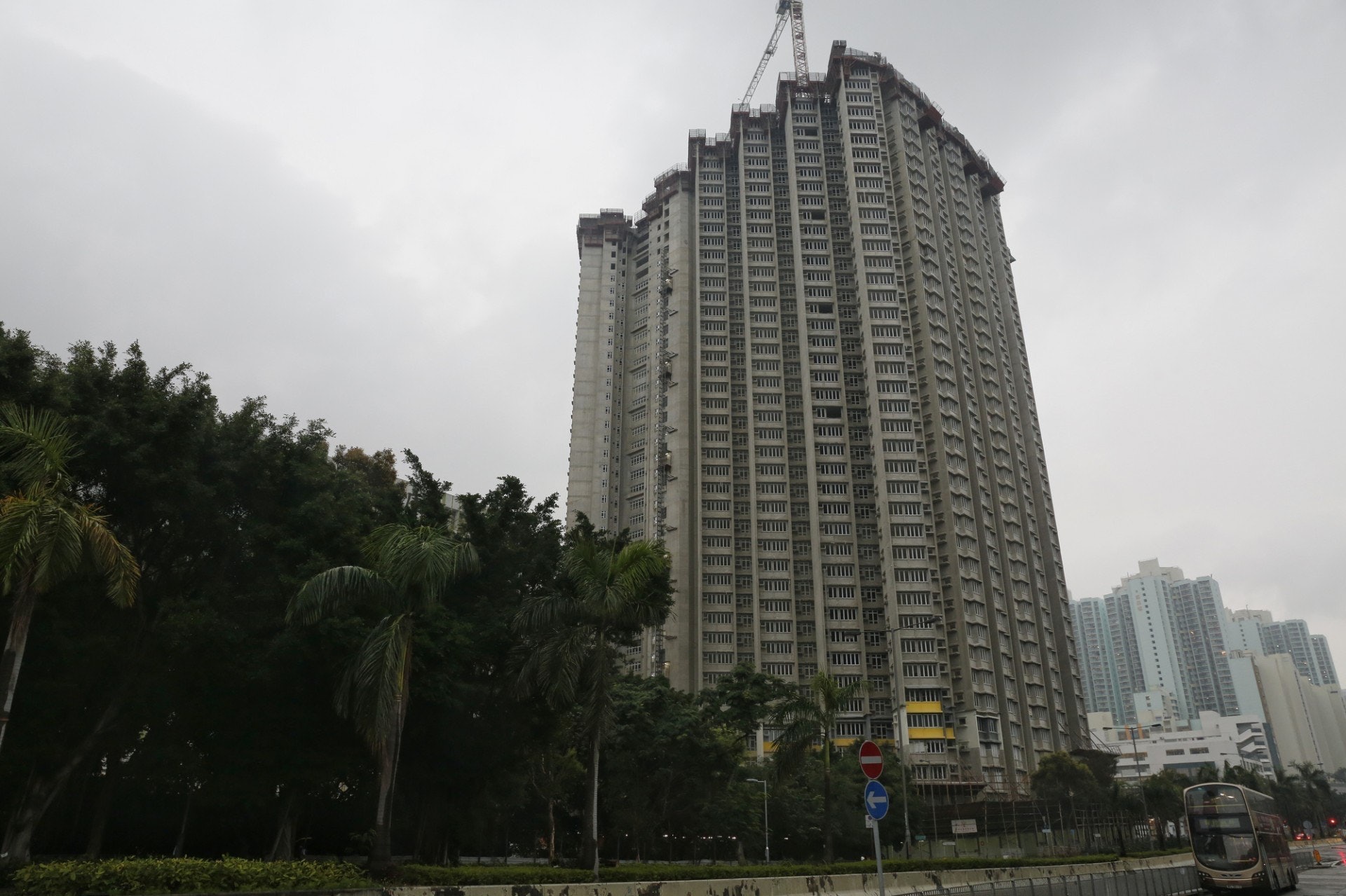 凱德苑地理環境優越,鄰近港鐵南昌站。(張浩維攝) 凱德苑地理環境優越,鄰近港鐵南昌站。(張浩維攝)