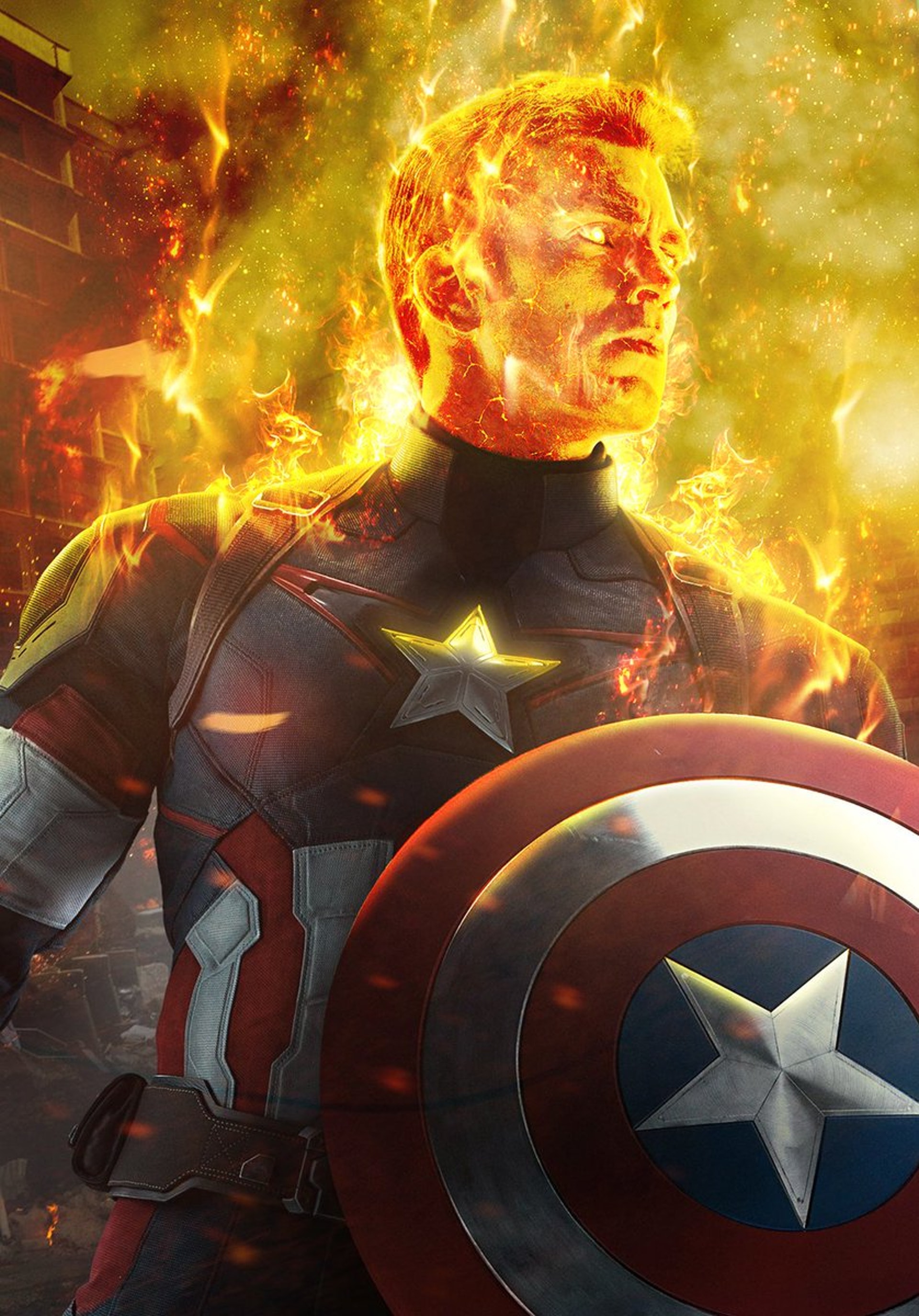 基斯伊雲斯曾飾演兩Marvel漫畫角色,包括美國隊長及霹靂火。(BossLogic擷圖) 基斯伊雲斯曾飾演兩Marvel漫畫角色,包括美國隊長及霹靂火。(BossLogic擷圖)
