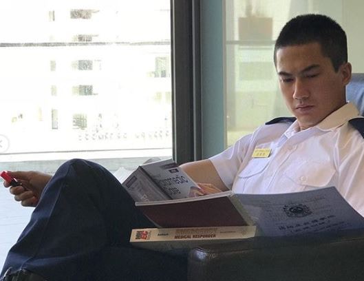 【郭子豪醉駕】去年在TVB台慶劇《跳躍生命線》中，飾演救護員「六號」一角的藝員郭子豪，捲入醉駕風波。（網上圖片）