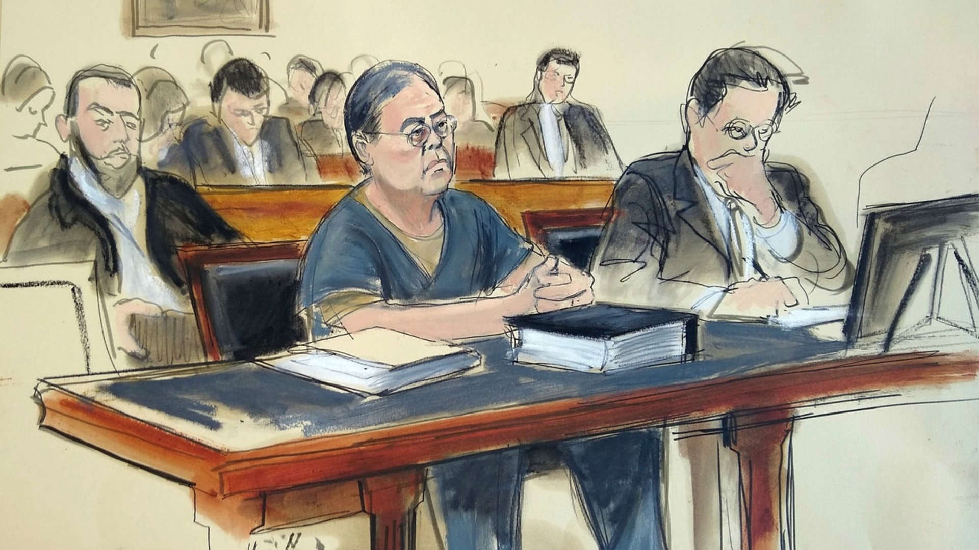 何志平其後在2017年11月在美國被捕,至去年11月底在紐約南區聯邦法院受審。(美聯社) 何志平其後在2017年11月在美國被捕,至去年11月底在紐約南區聯邦法院受審。(美聯社)