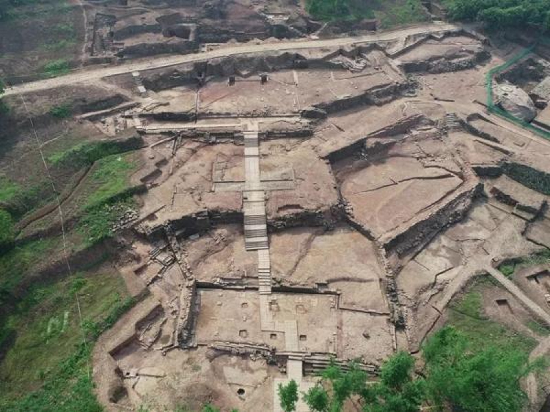 重慶合川釣魚城范家堰南宋衙署遺址(澎湃新聞)