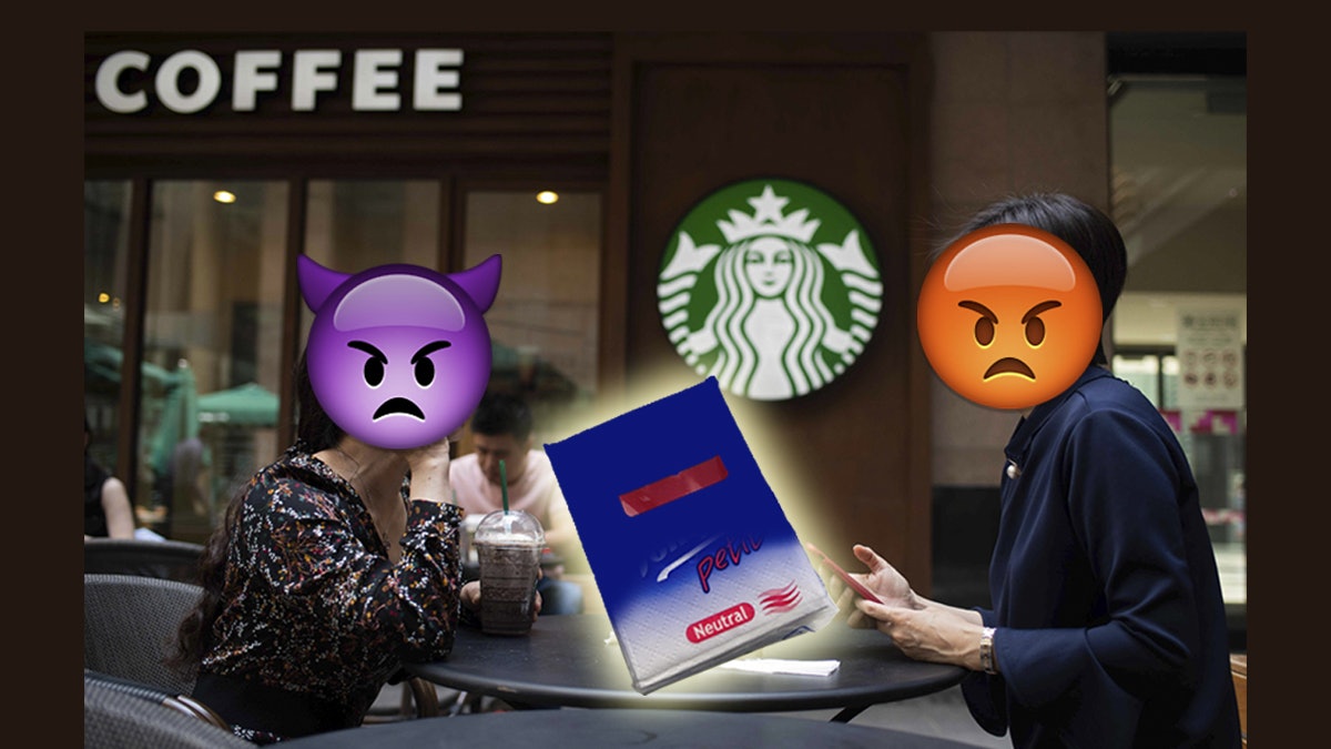 港女Starbucks放紙巾霸位 斥港男搶位好野蠻 反遭網民批無知 港女Starbucks放紙巾霸位 斥港男搶位好野蠻 反遭網民批無知