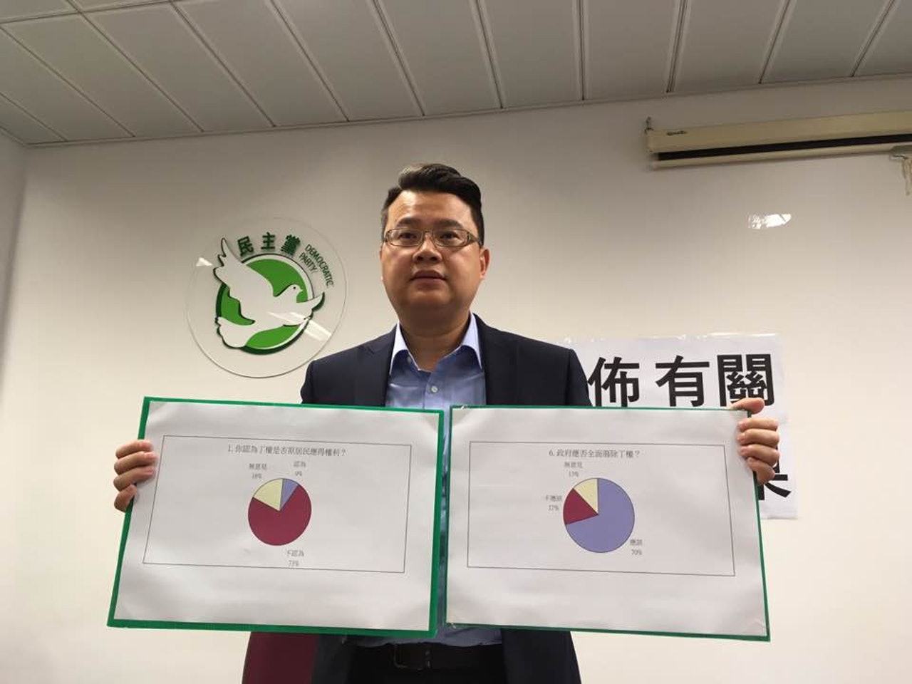尹兆堅批評丁屋政策現被指鹿為馬為新界原居民的傳統權益。(梁嘉瑜攝) 尹兆堅批評丁屋政策現被指鹿為馬為新界原居民的傳統權益。(梁嘉瑜攝)