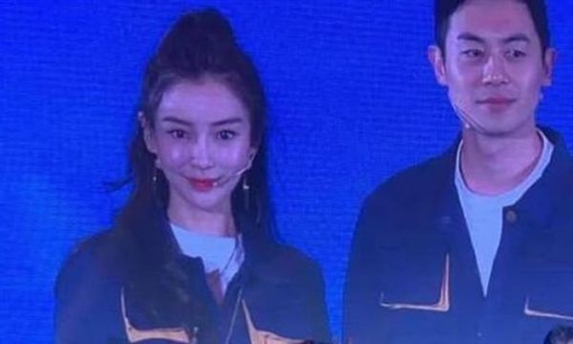 Angelababy面上蘋果肌依然飽滿,不過卻再次惹來網民抨擊。(網上圖片) Angelababy面上蘋果肌依然飽滿,不過卻再次惹來網民抨擊。(網上圖片)