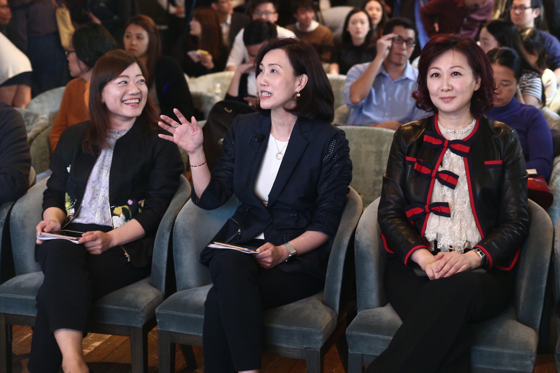 許漢卿（右）表示，金融服務是公司數碼生態圈的自然延伸，亦有發展必要。（羅君豪攝）