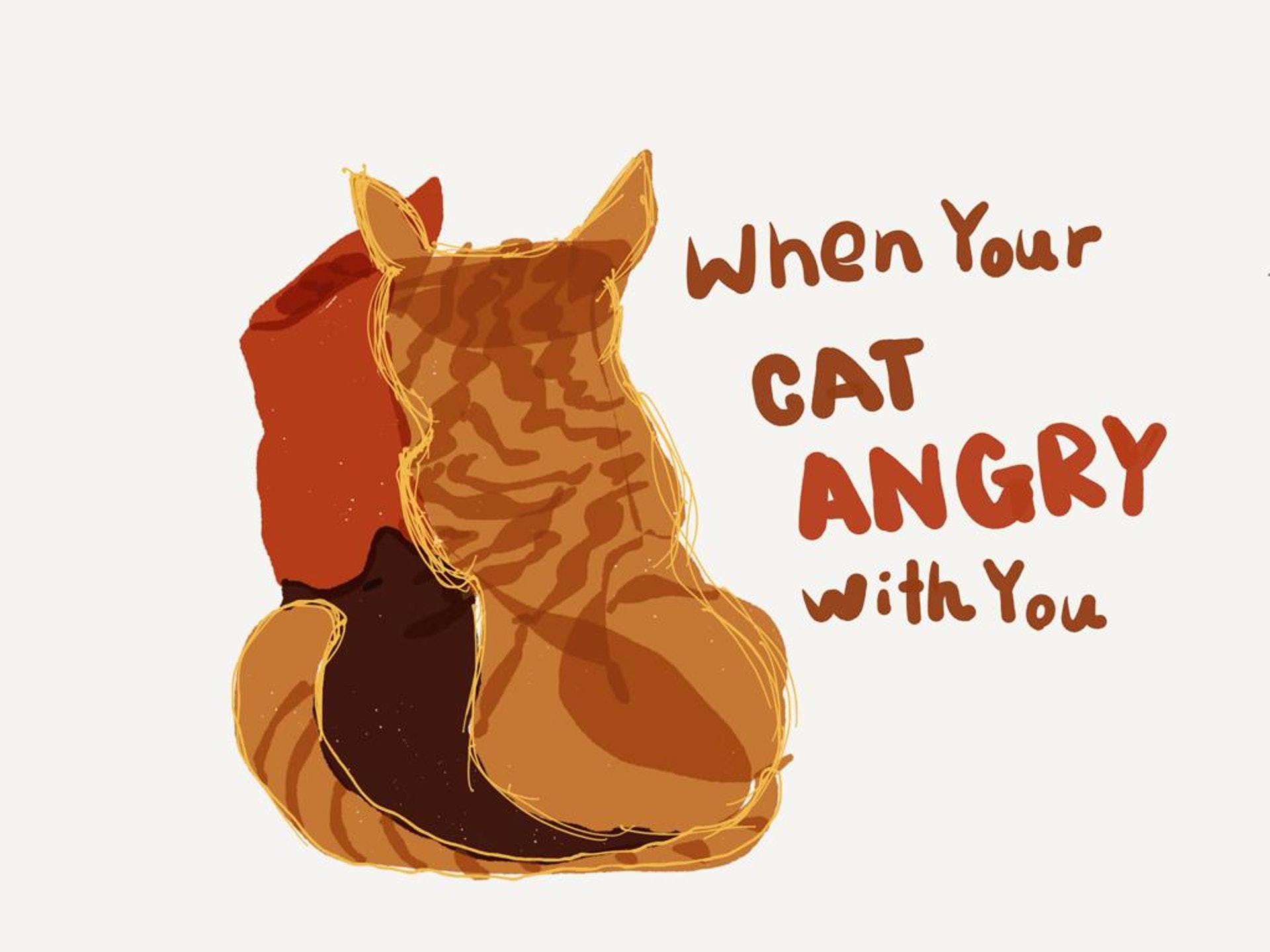 貓主Icy擅長以不同的工具繪畫。(受訪者提供) 貓主Icy擅長以不同的工具繪畫。(受訪者提供)