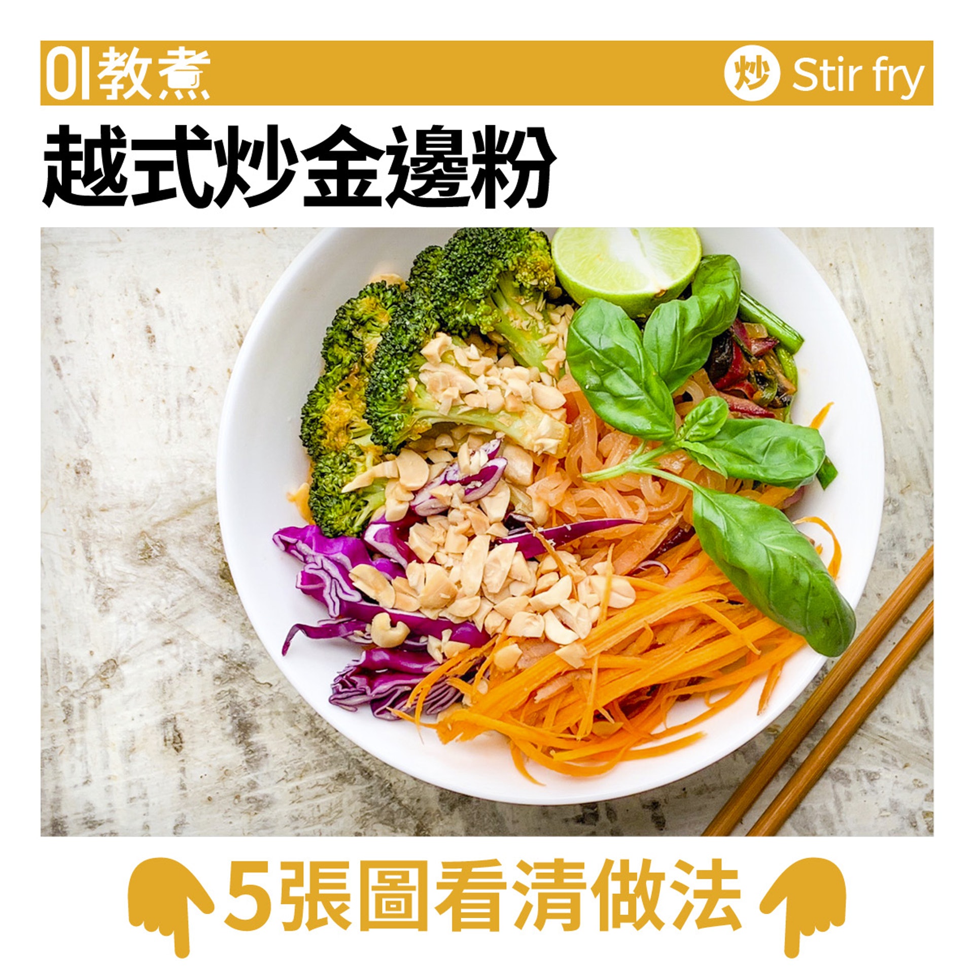 越式炒金邊粉食譜 越式炒金邊粉食譜