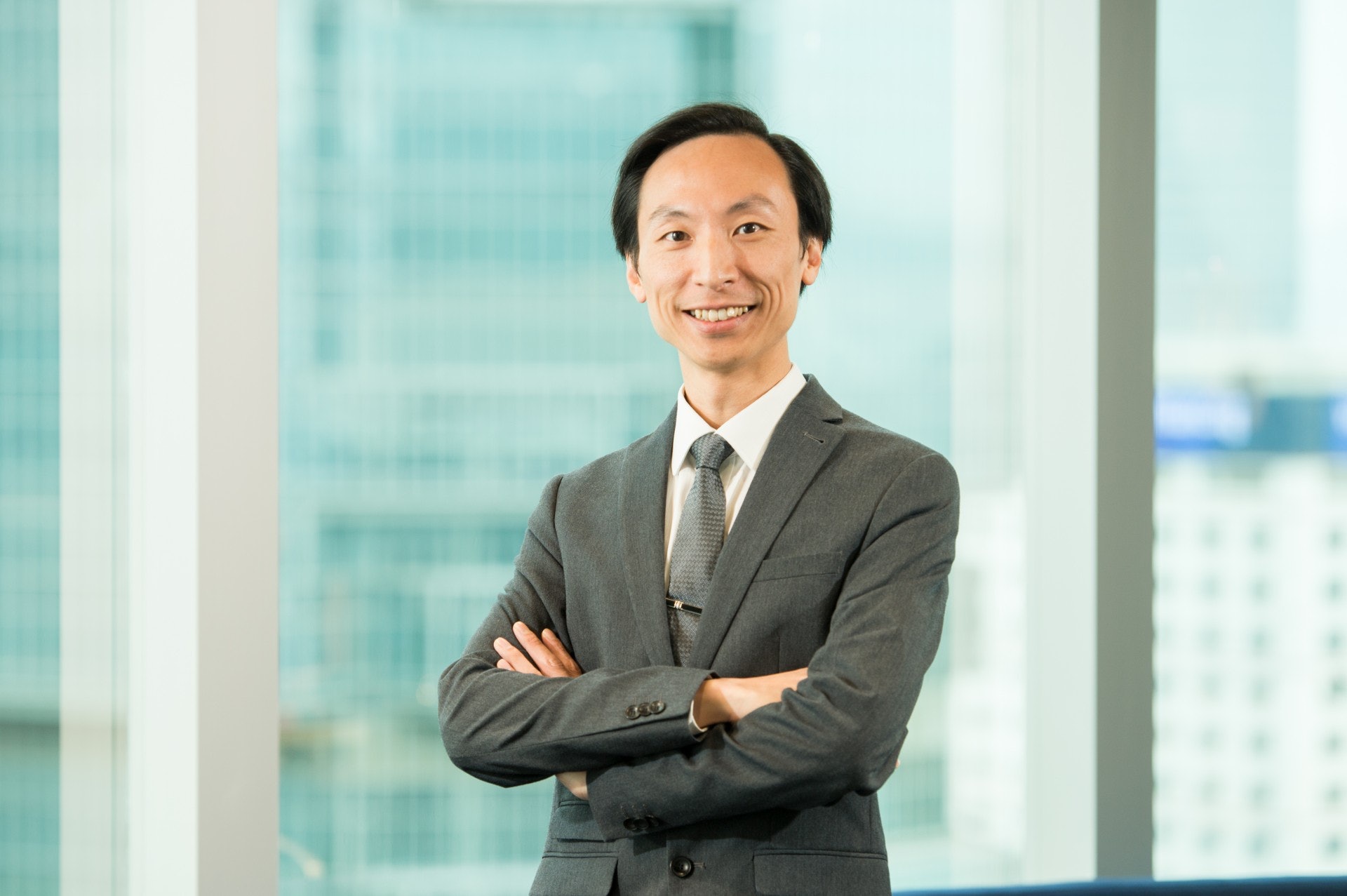 冼君行認為共享辦公室的環境對知識分享和交流上都會有幫助。(受訪者提供)