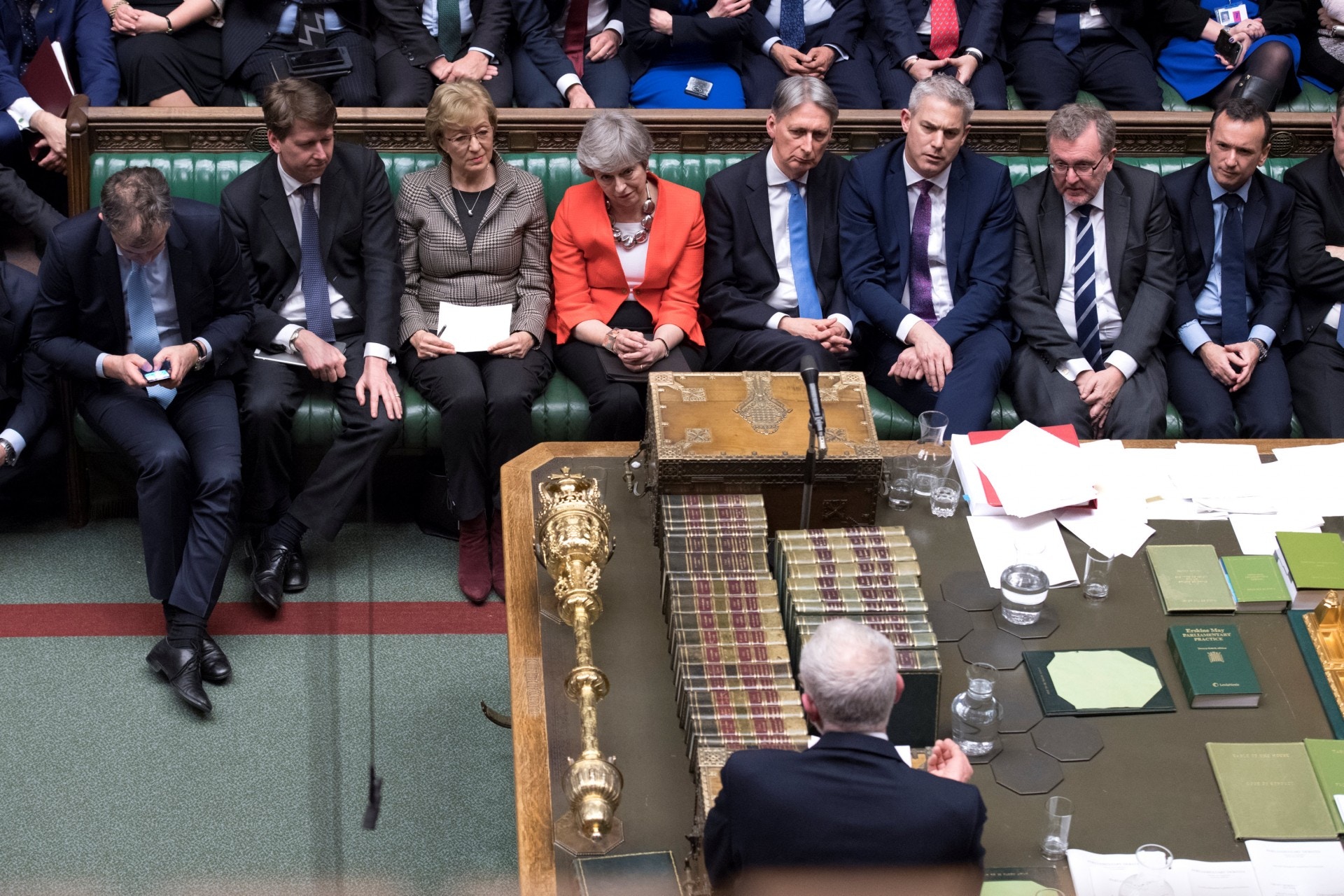 英國國會的兩大黨，目前似乎都難以再次奪得國會多數。（路透社）