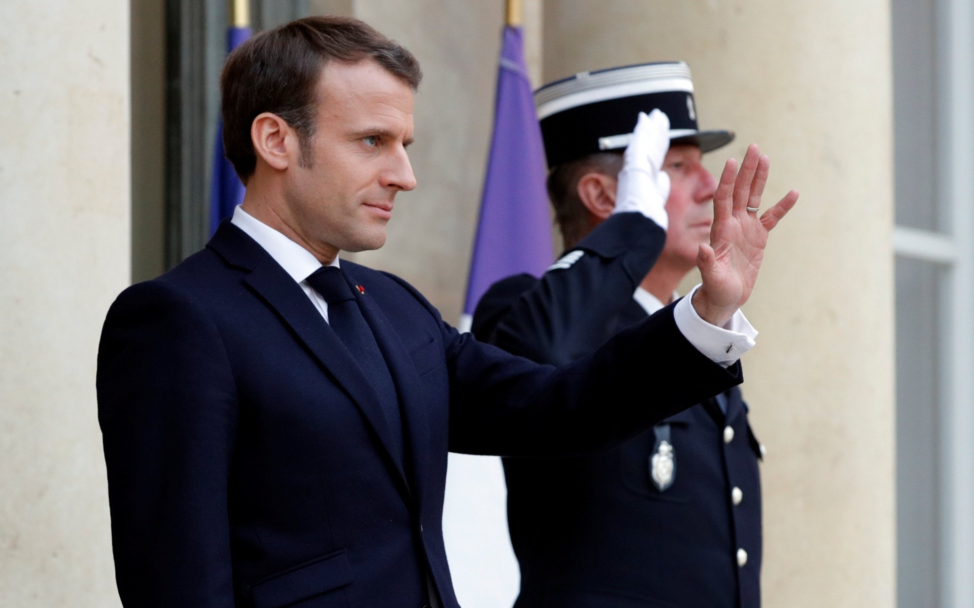 在歐盟各國領袖中，以法國總統馬克龍對英國的取態最為強硬。他似乎希望英國「早走早着」，好讓他更有空間進行其整合歐盟的大業。（路透社）