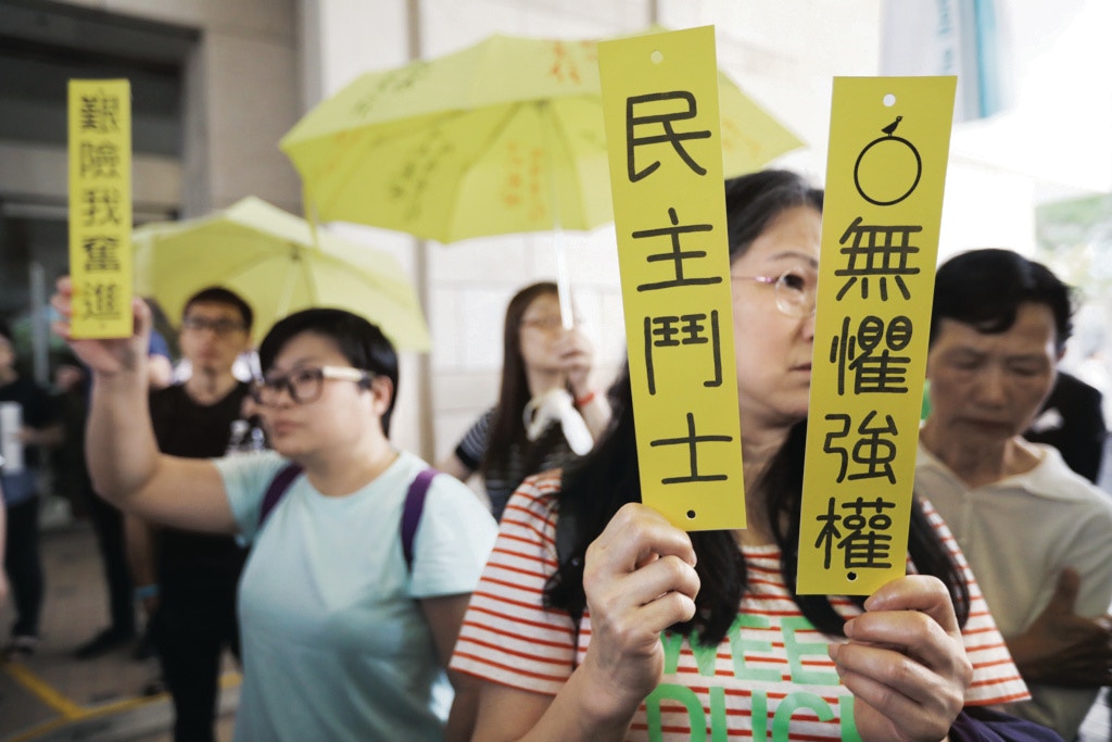 【佔中九子案】堅持非暴力公民抗命　戴、陳以自我犧牲感召大眾