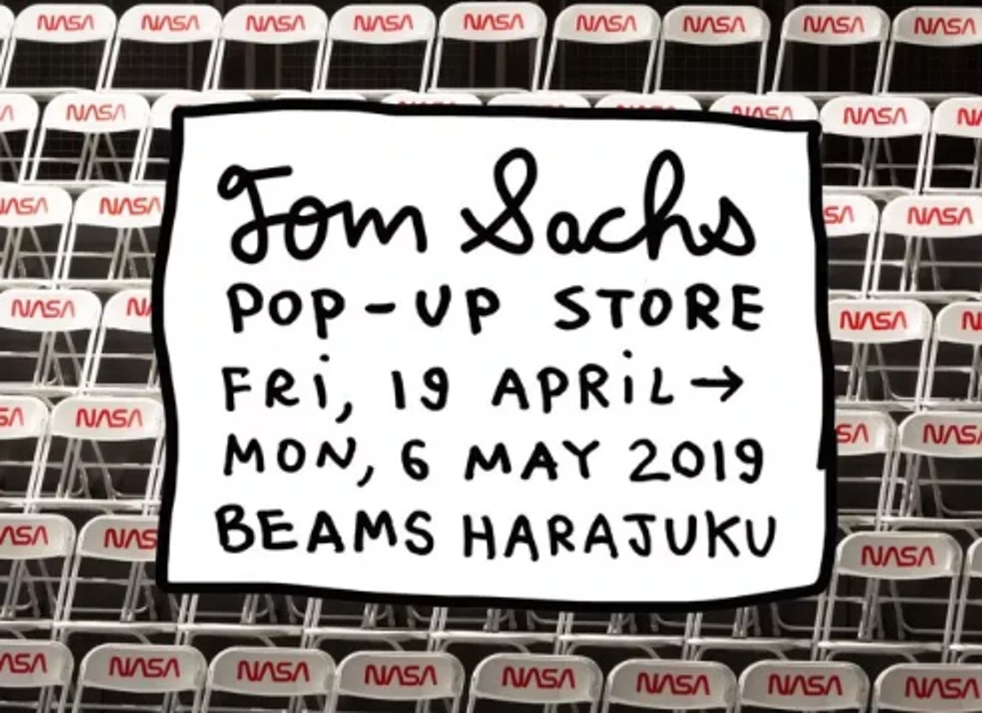 裝置藝術家Tom Sachs與BEAMS聯手打造Pop-up Store。(BEAMS) 裝置藝術家Tom Sachs與BEAMS聯手打造Pop-up Store。(BEAMS)