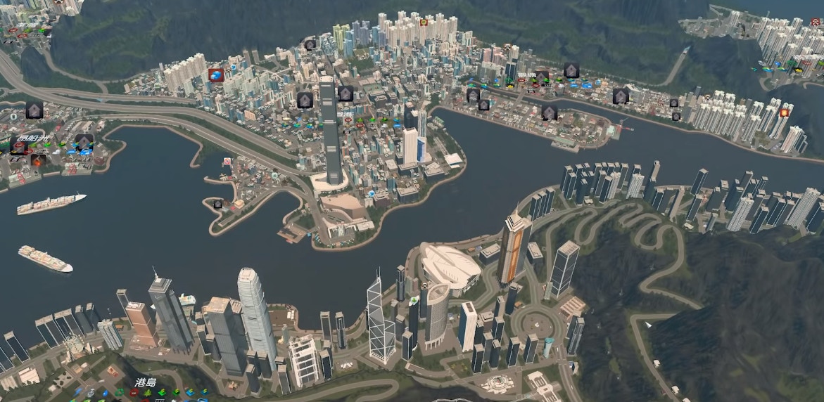 Youtuber用遊戲 Cities Skylines 神還原香港網民大讚好高質 香港01 熱爆話題