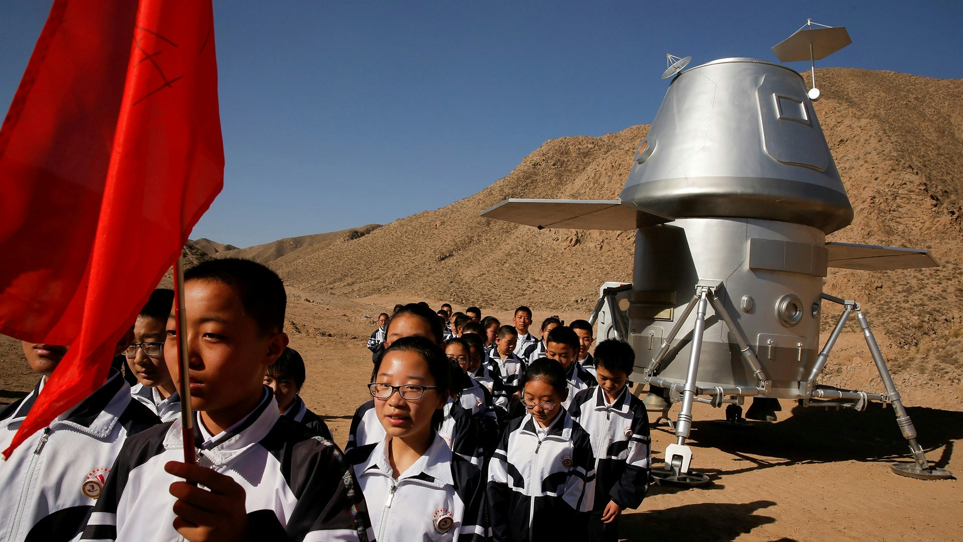 【圖輯】在戈壁沙漠裏執行火星任務　中國太空C計劃培育小太空人