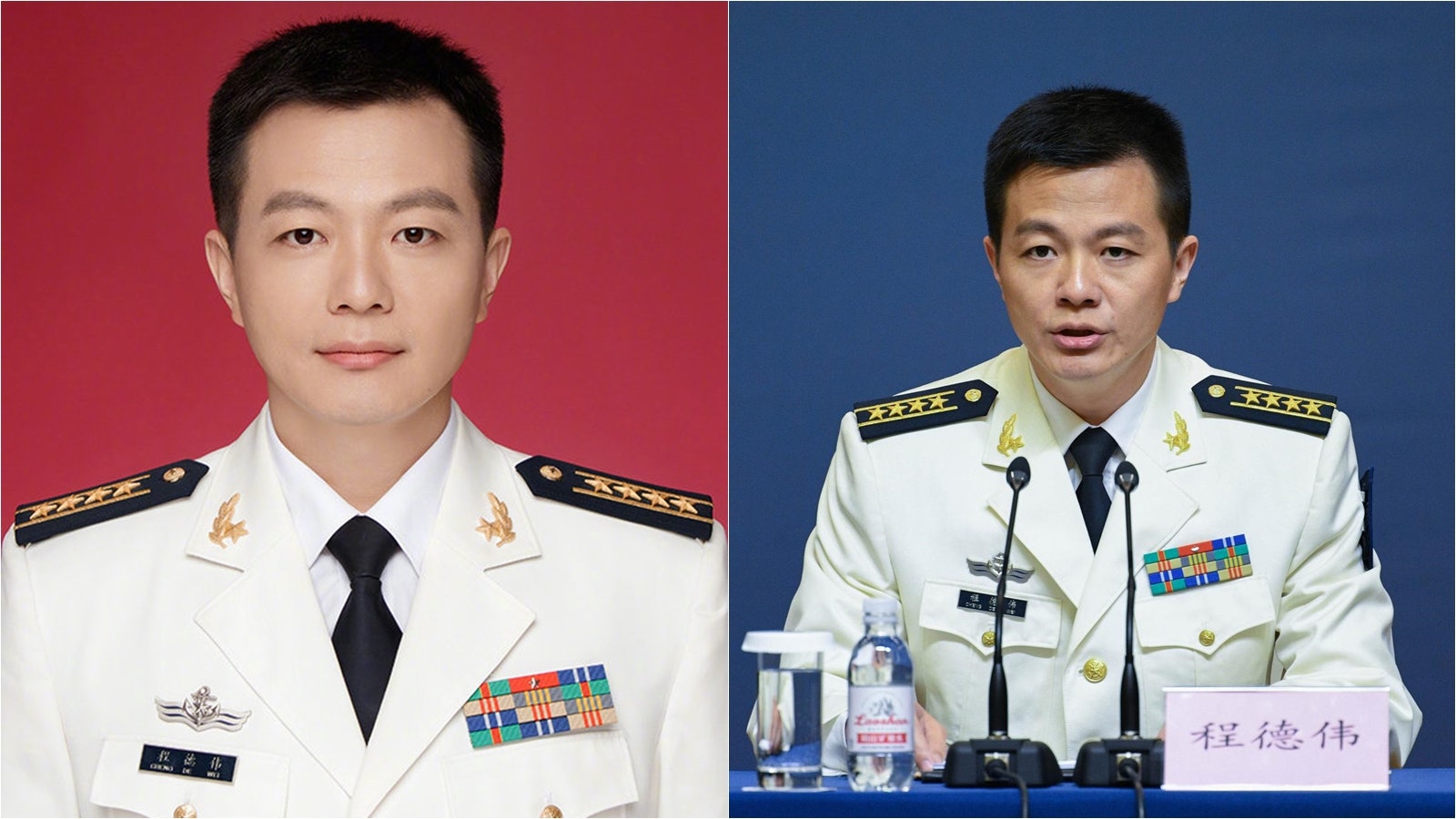 解放軍海軍新任發言人亮相 長相俊俏引網民激讚:靚仔到無法呼吸 解放軍海軍新任發言人亮相 長相俊俏引網民激讚:靚仔到無法呼吸