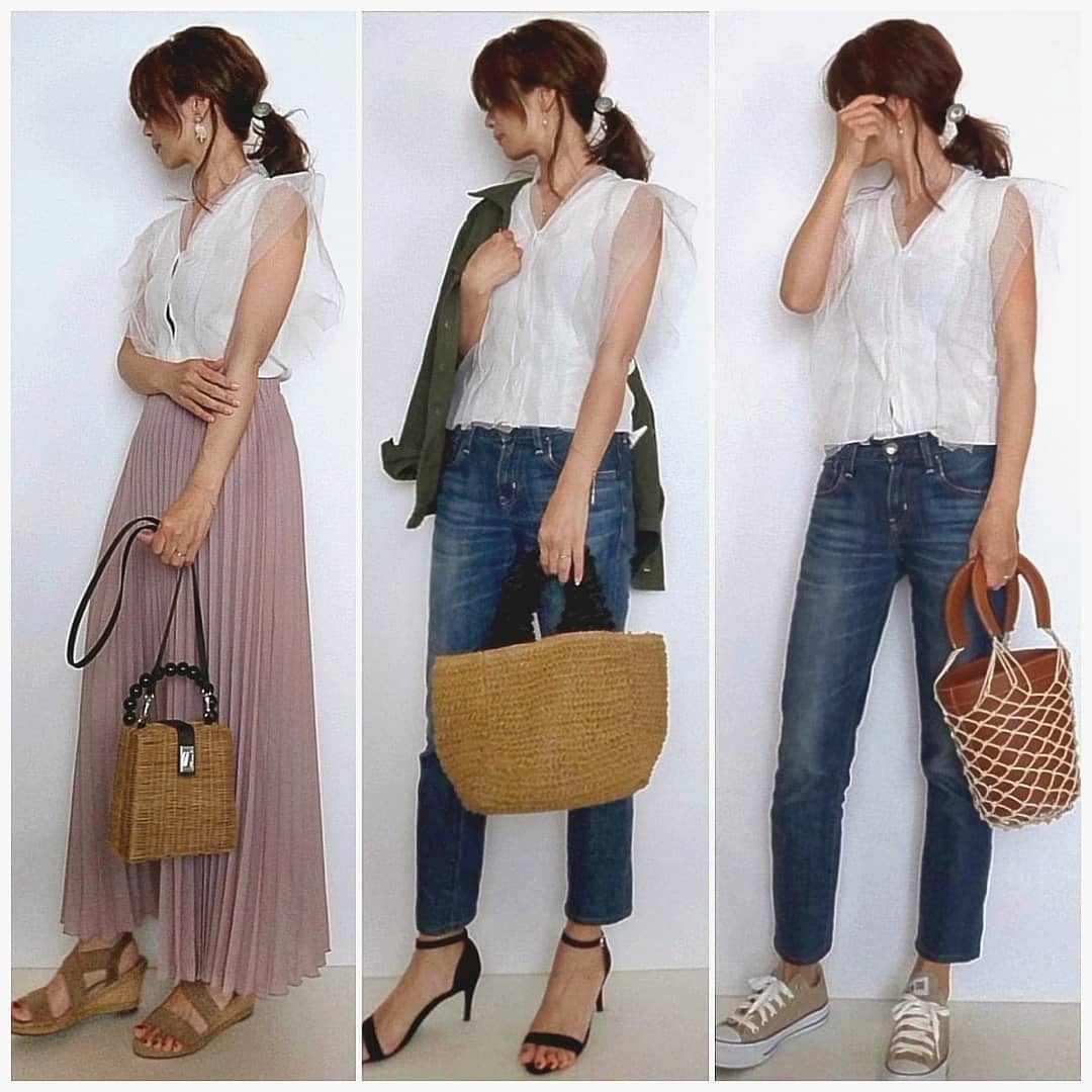 即使是同一件服裝,Aco也能襯出不一樣的感覺。(happy_acoaco@Instagram)