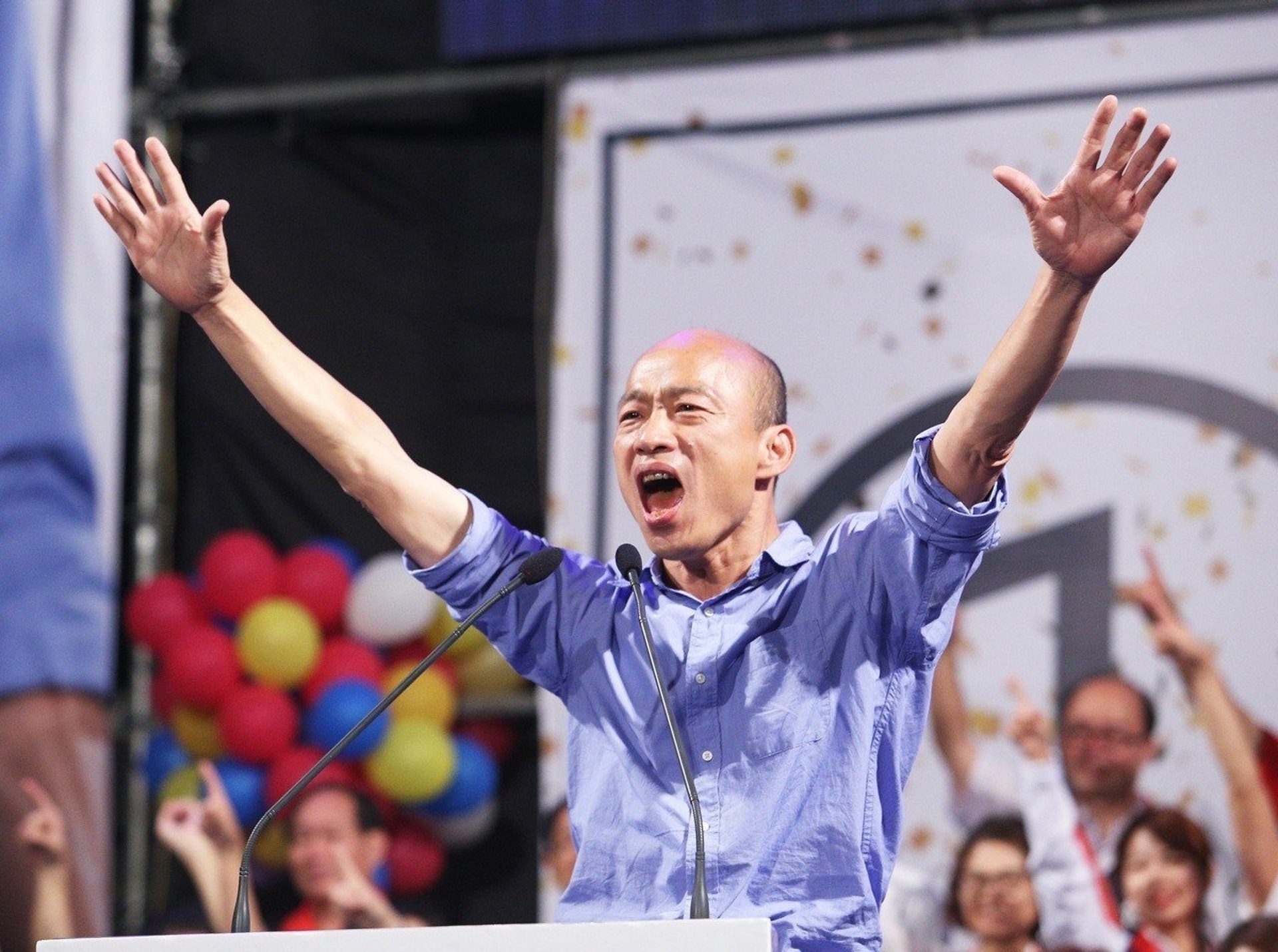 韓國瑜表明「無法參加現行制度的初選」。(資料圖片) 韓國瑜表明「無法參加現行制度的初選」。(資料圖片)