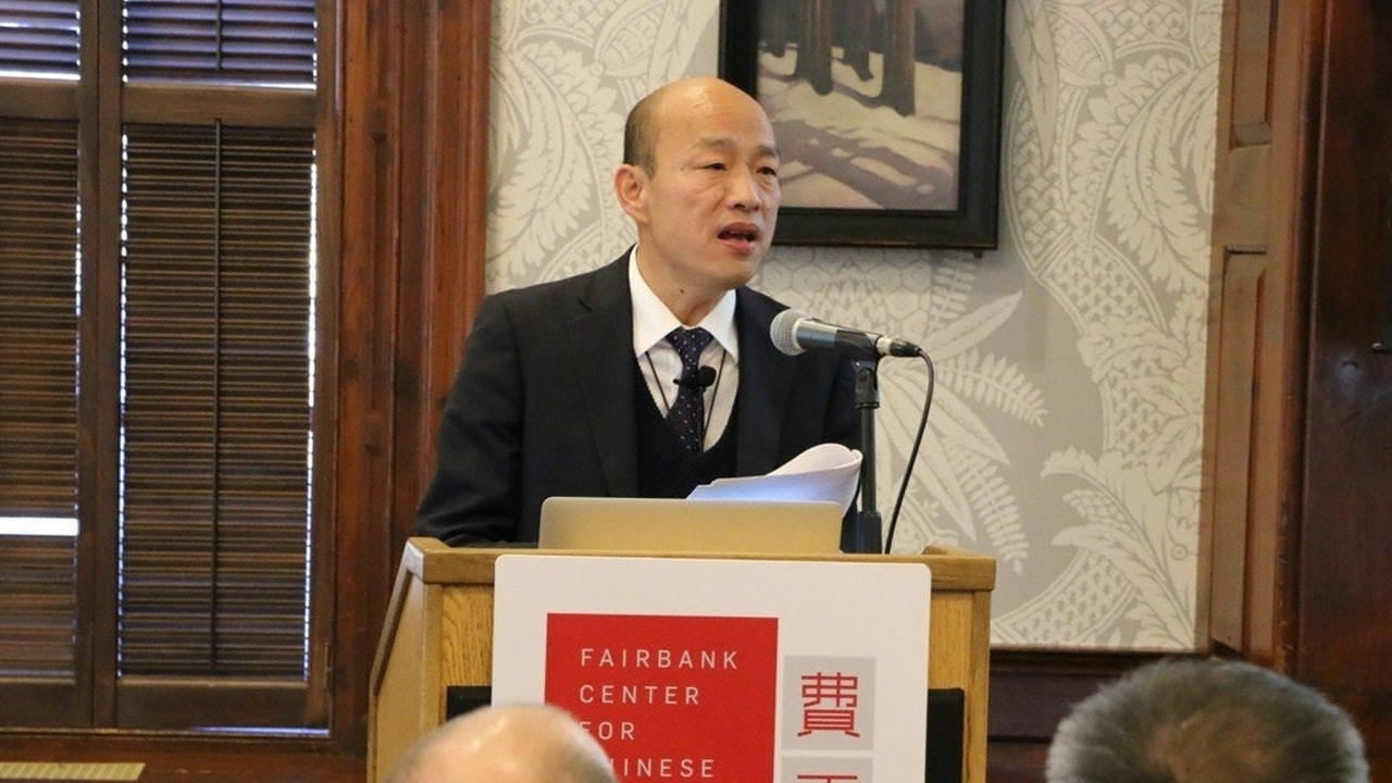 韓國瑜稱台灣「國防靠美國」 國台辦:兩岸的事是家裏事 韓國瑜稱台灣「國防靠美國」 國台辦:兩岸的事是家裏事