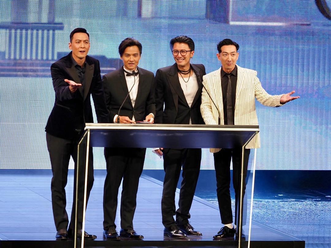 上兩星期吳彥祖專誠返港，現身金像獎舞台擔任頒獎嘉賓。（吳彥祖IG）