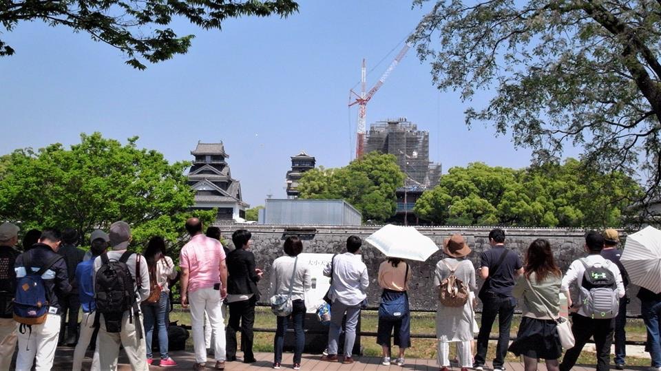 熊本地震 熊本城大天守10月完成外觀修復明年新開觀光通道 香港01 旅遊