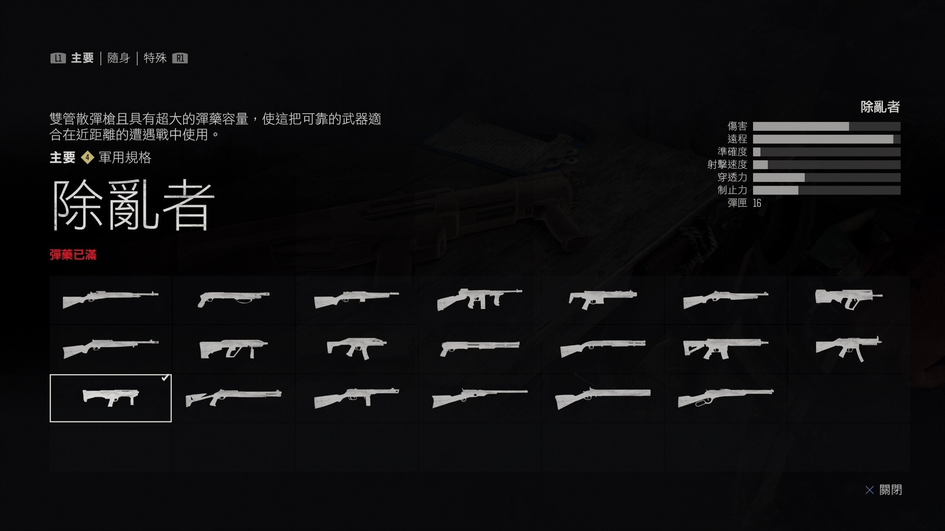 Days Gone 往日不再攻略全槍械武器資料圖鑑