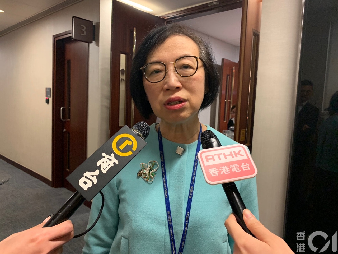 陳肇始稱「浪舍」的個案會根據現行法例交由漁護署跟進。(張嘉敏攝) 陳肇始稱「浪舍」的個案會根據現行法例交由漁護署跟進。(張嘉敏攝)