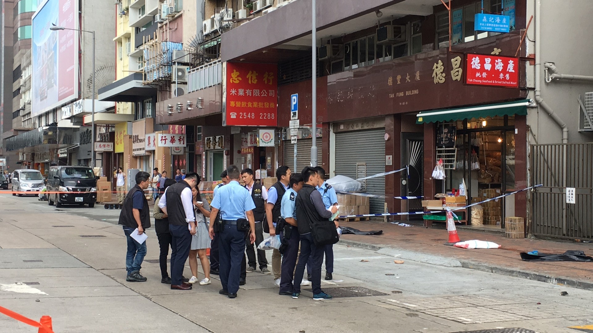 案件交由重案組人員跟進。(鄧詠中攝) (鄧詠中攝)