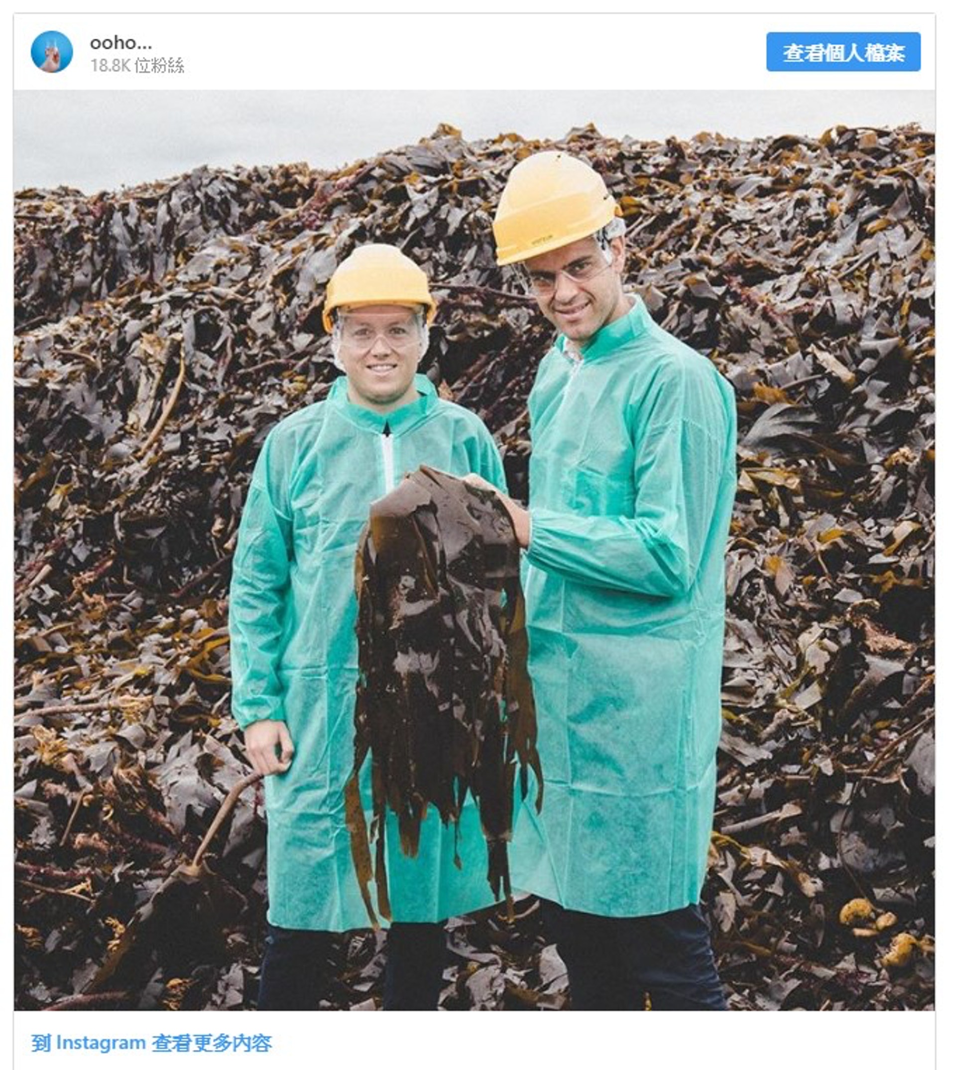 研發團隊表示海藻食用安全性高而且繁殖率快,作為包裝原料不會影響生態並具持續性。(Notpla.com影片截圖)