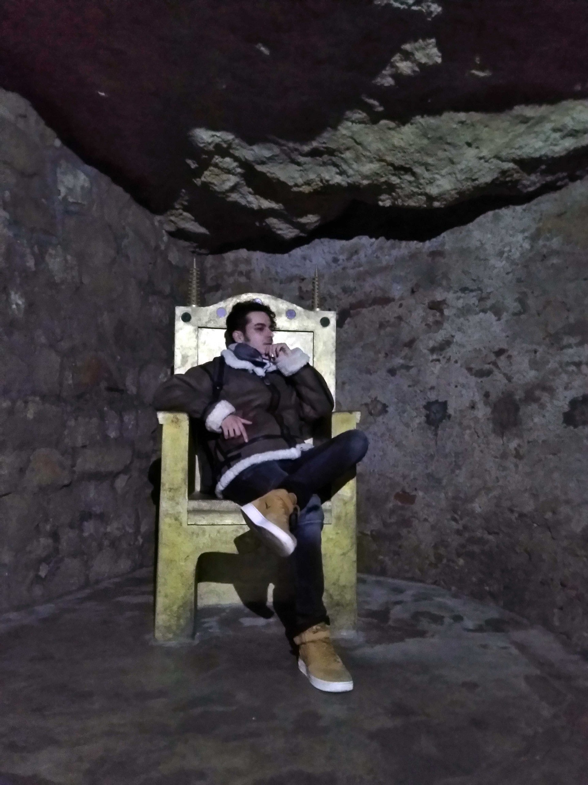 有人的膽子真大……我只想快快快快快離開。(作者提供)