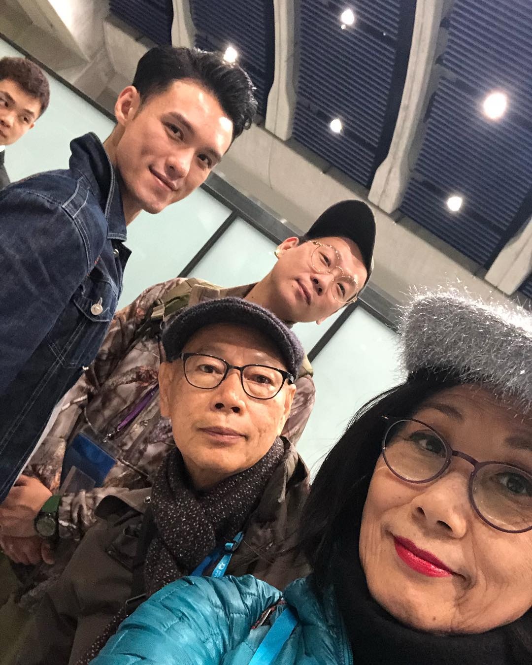 汪明荃和羅家英。(@wang_liza & 羅家英微博)